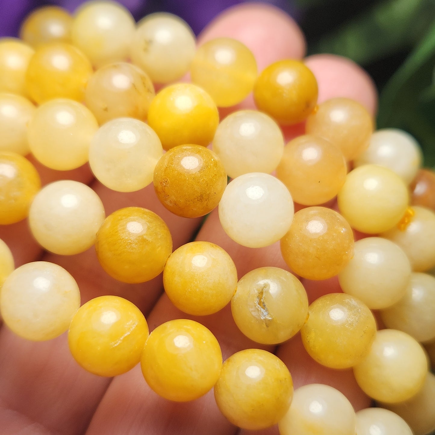 Yellow Jade Bracelet