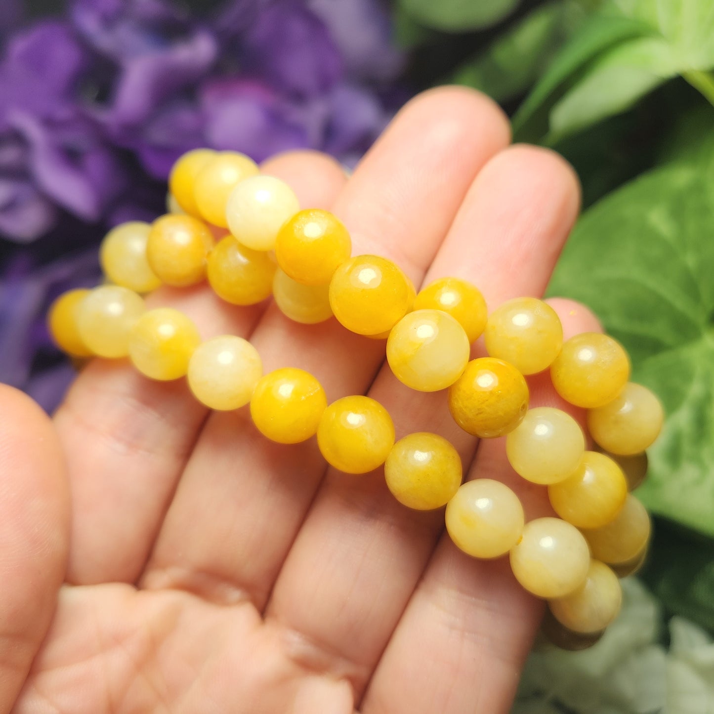 Yellow Jade Bracelet