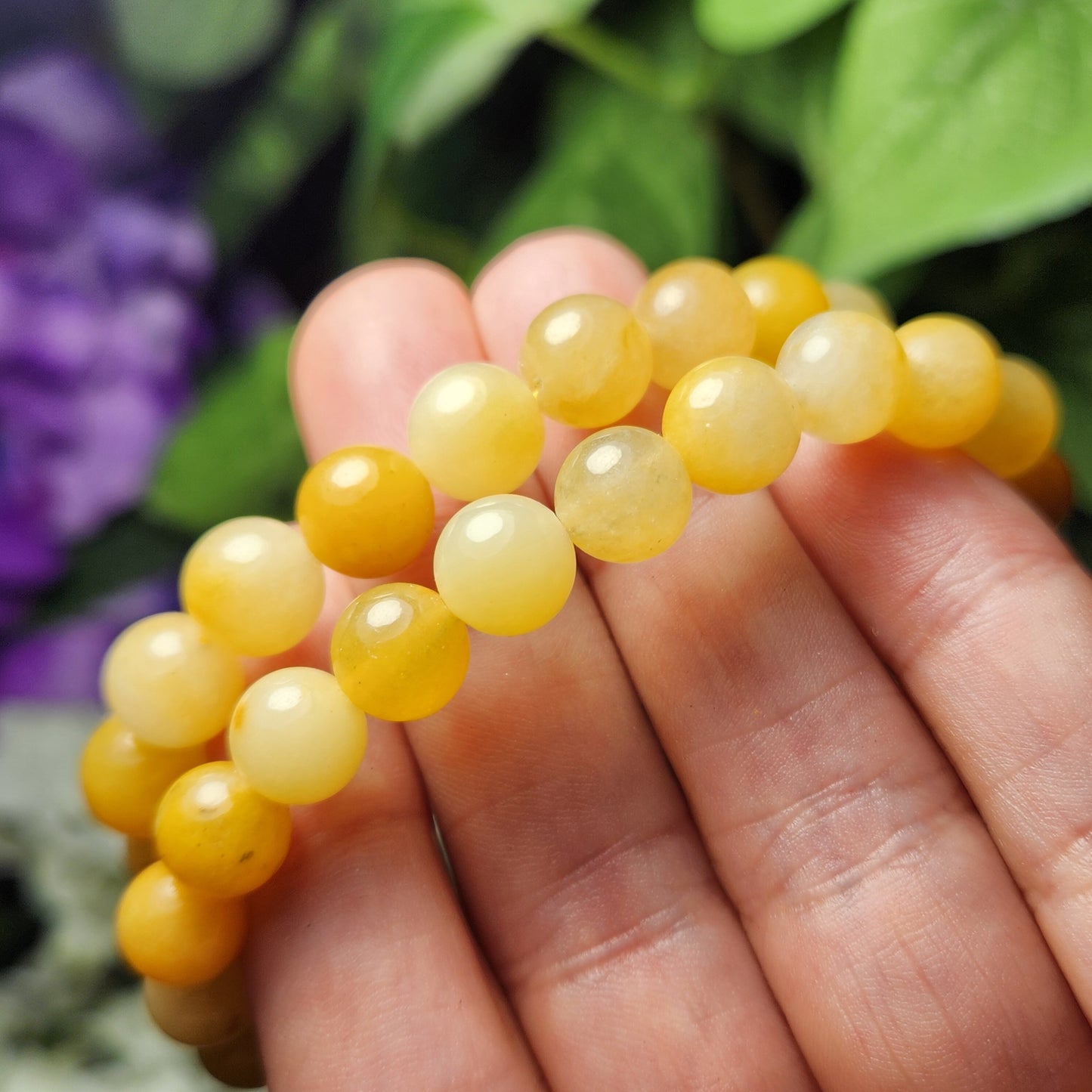 Yellow Jade Bracelet