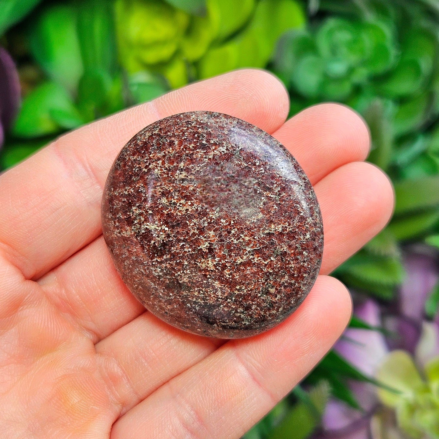 Garnet Palm Stone