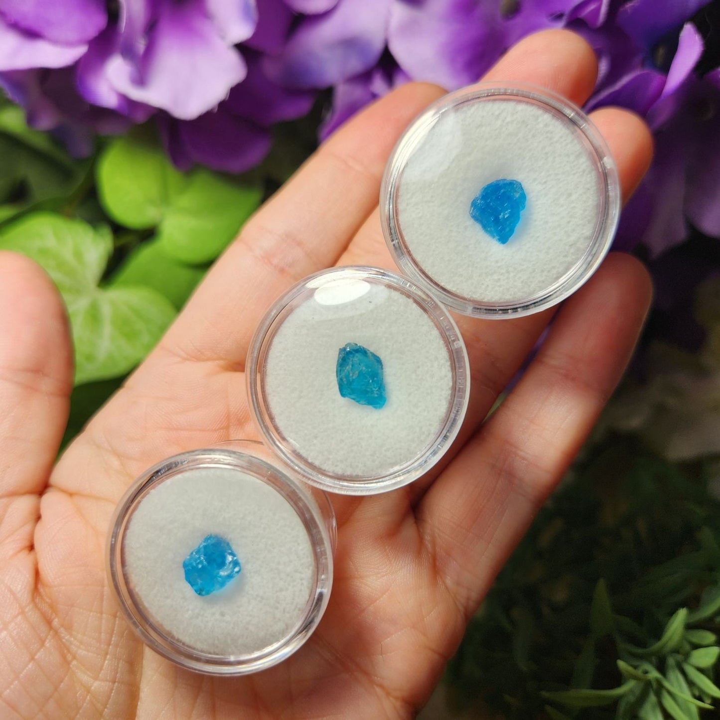 Neon Blue Apatite, Blue Apatite Crystal