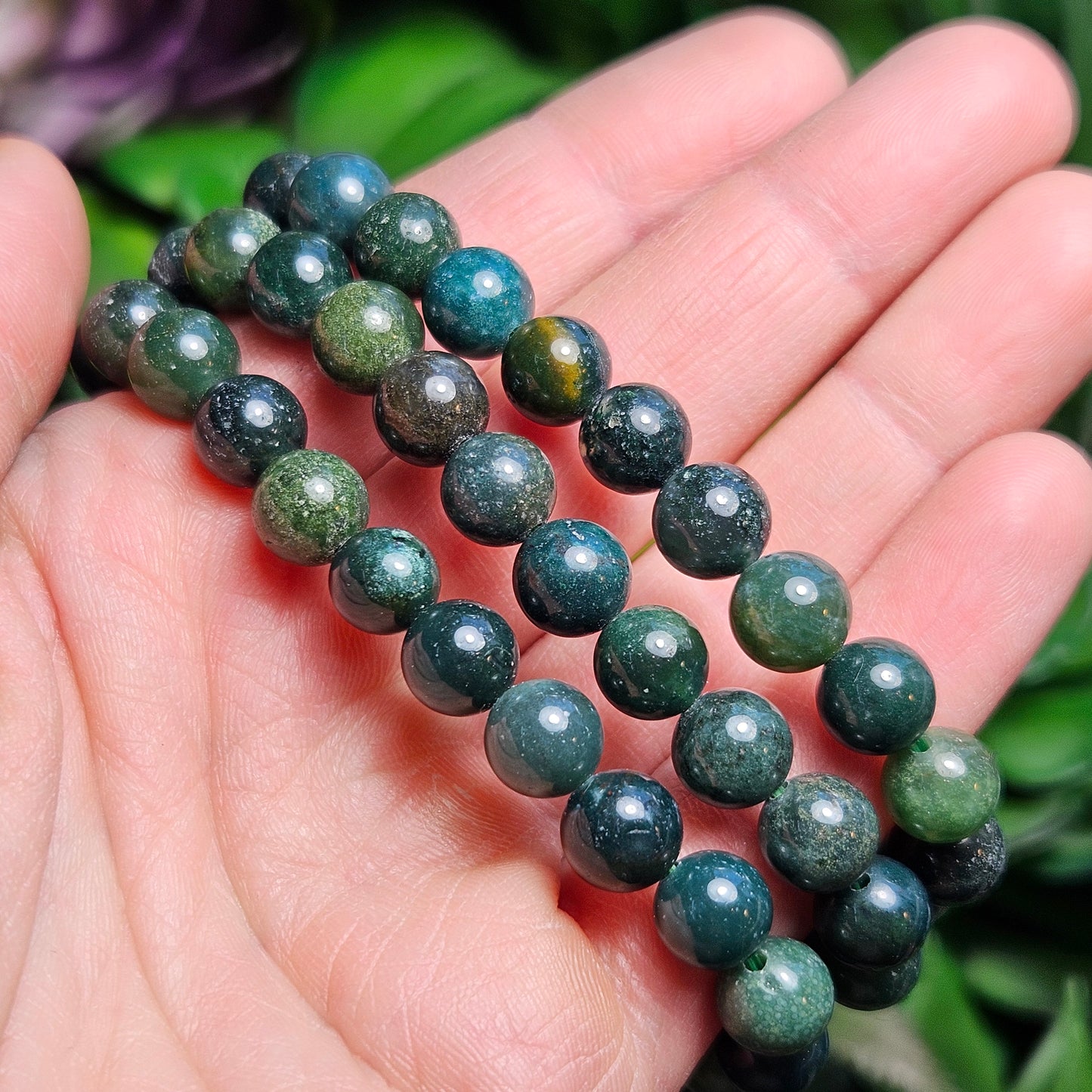 Moss Agate Bracelet