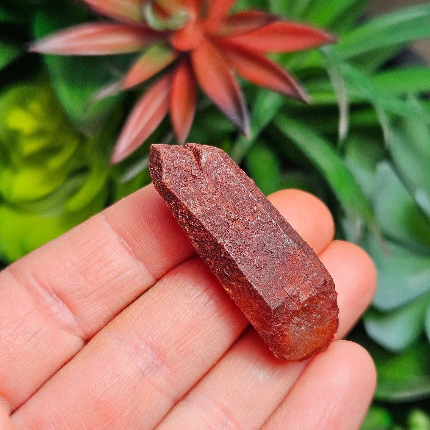 Red Quartz Crystal
