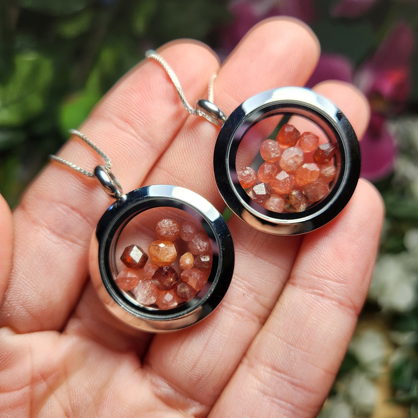 Strawberry Garnet Pendant