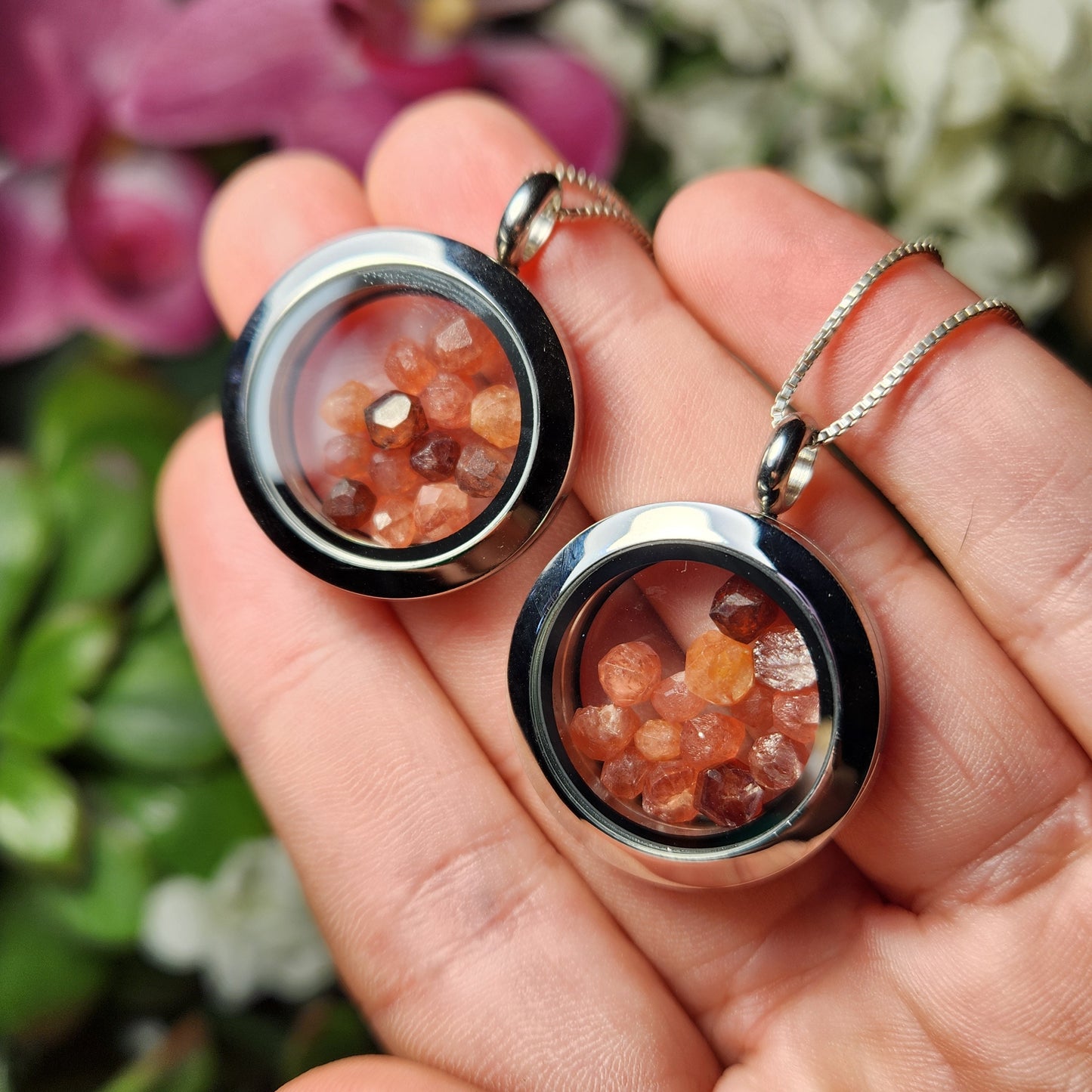 Strawberry Garnet Pendant