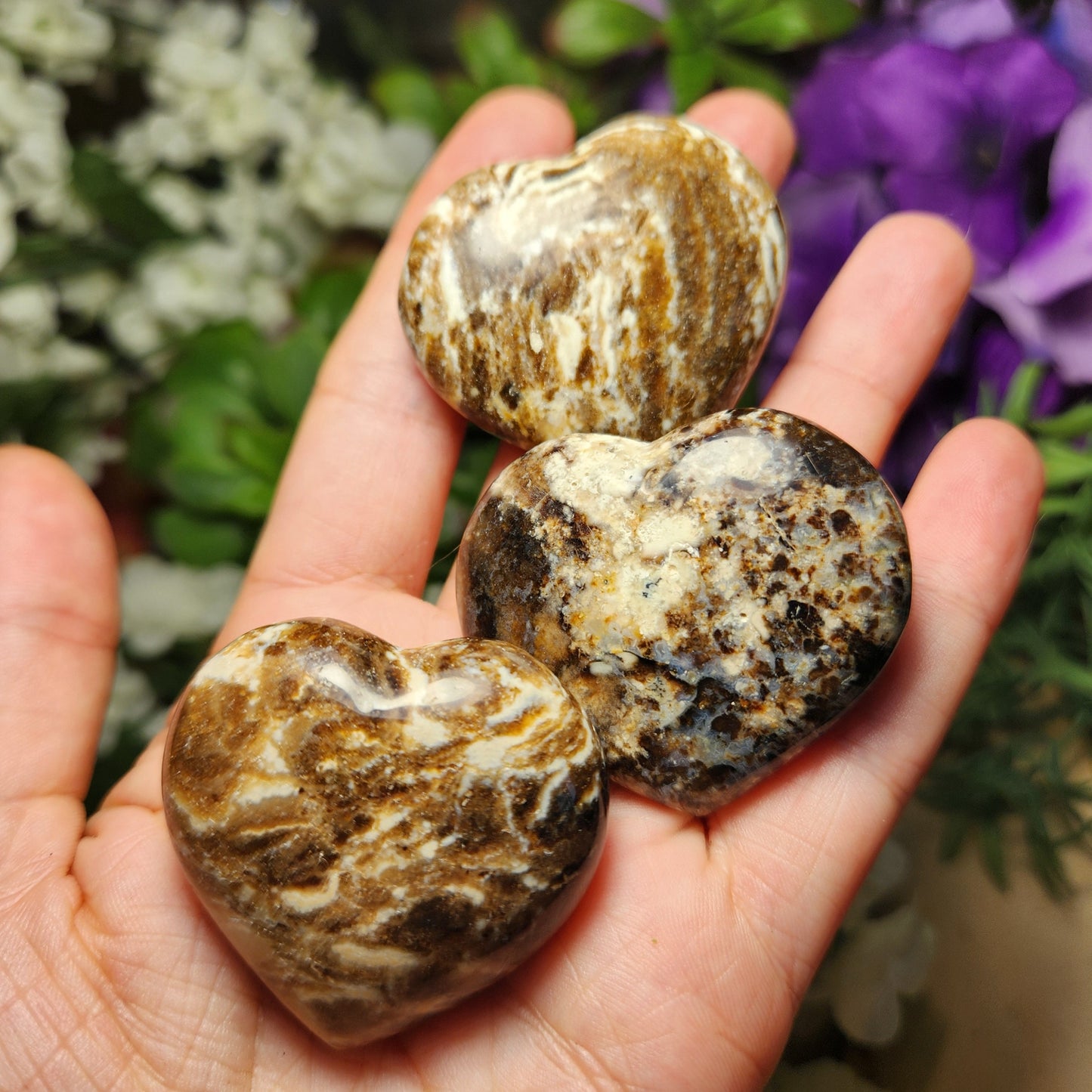Black Opal Heart
