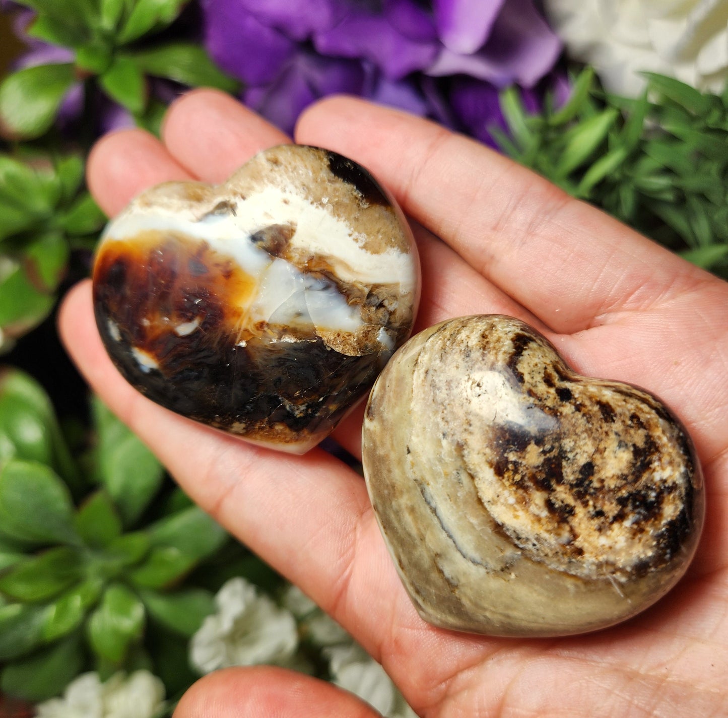 Black Opal Heart