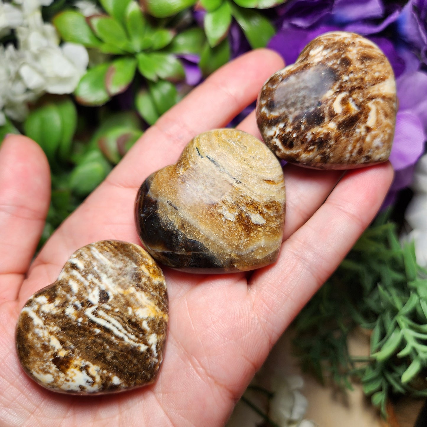 Black Opal Heart