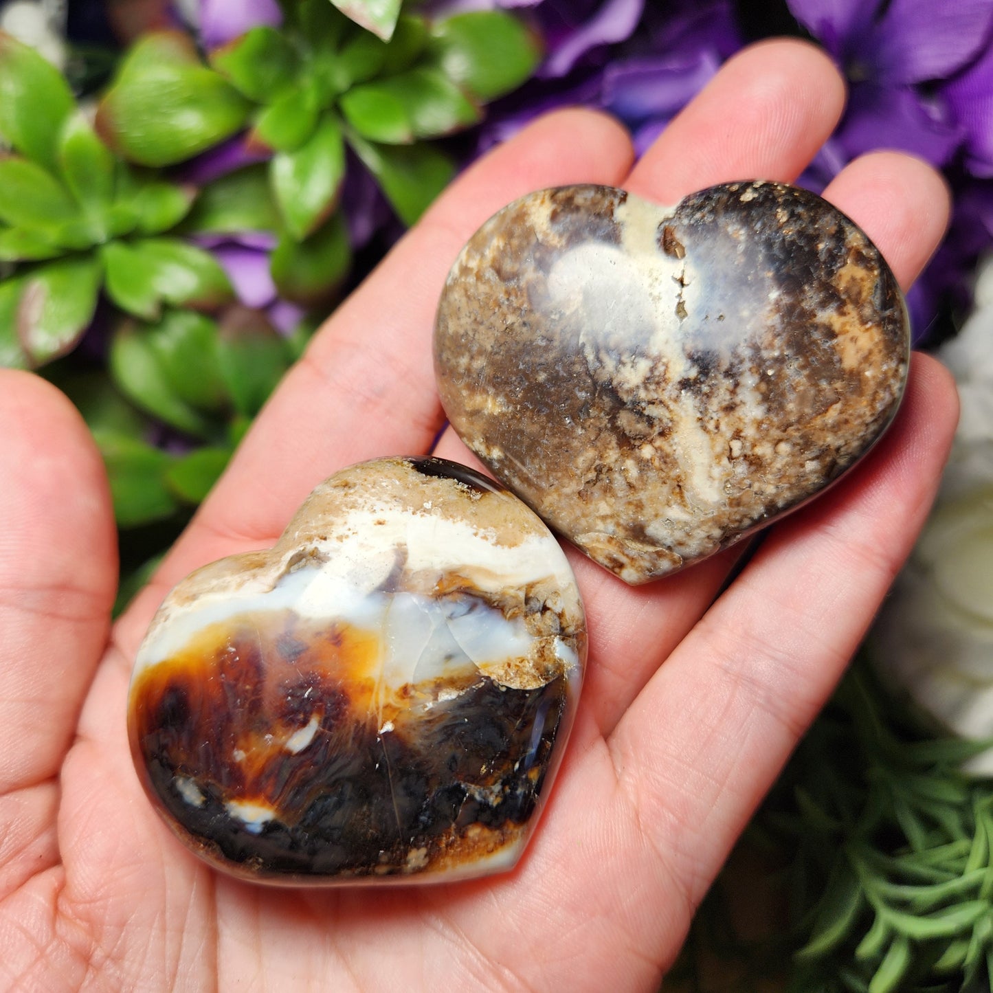 Black Opal Heart