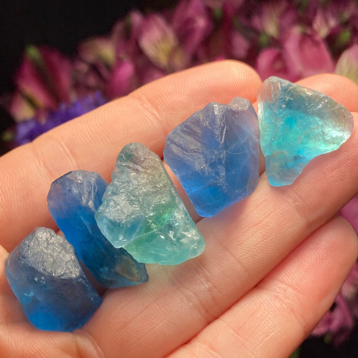 Blue Fluorite Crystal