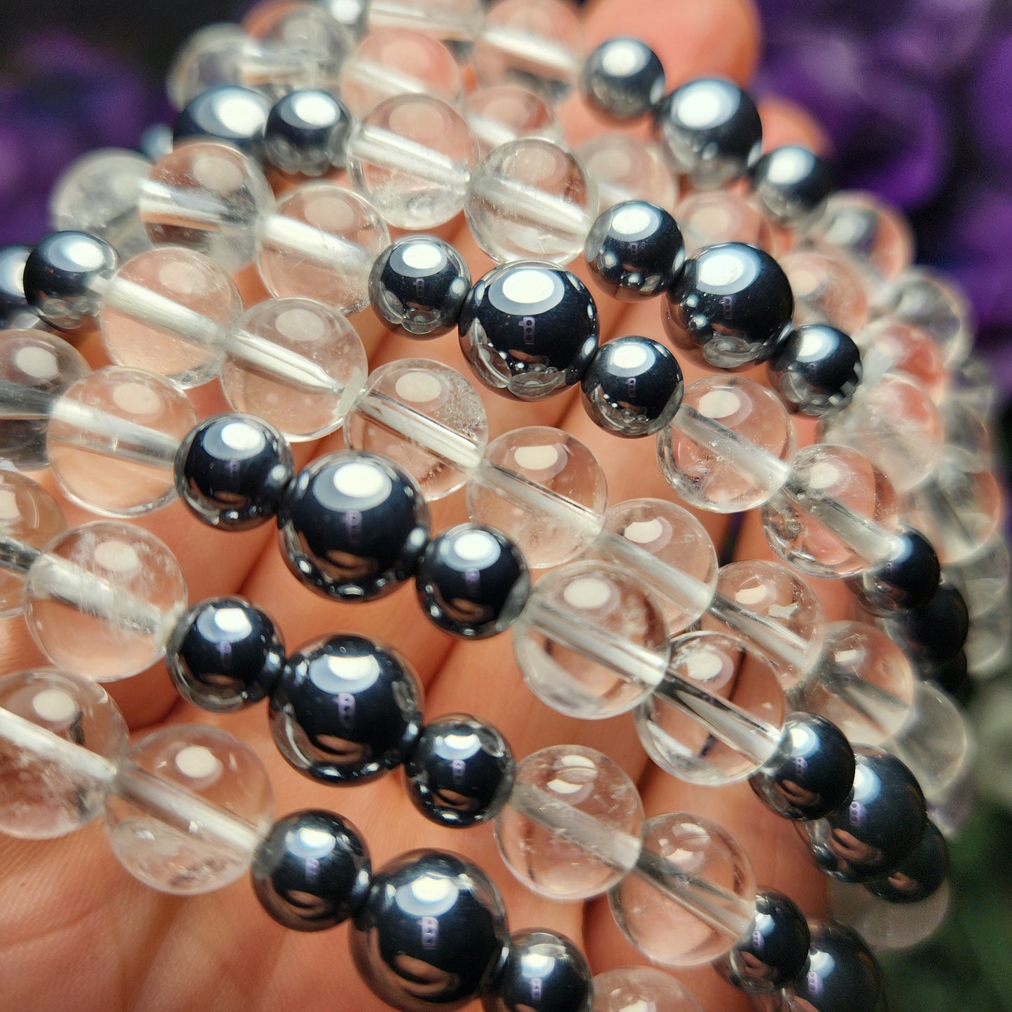 Terahertz & Quartz Bracelet