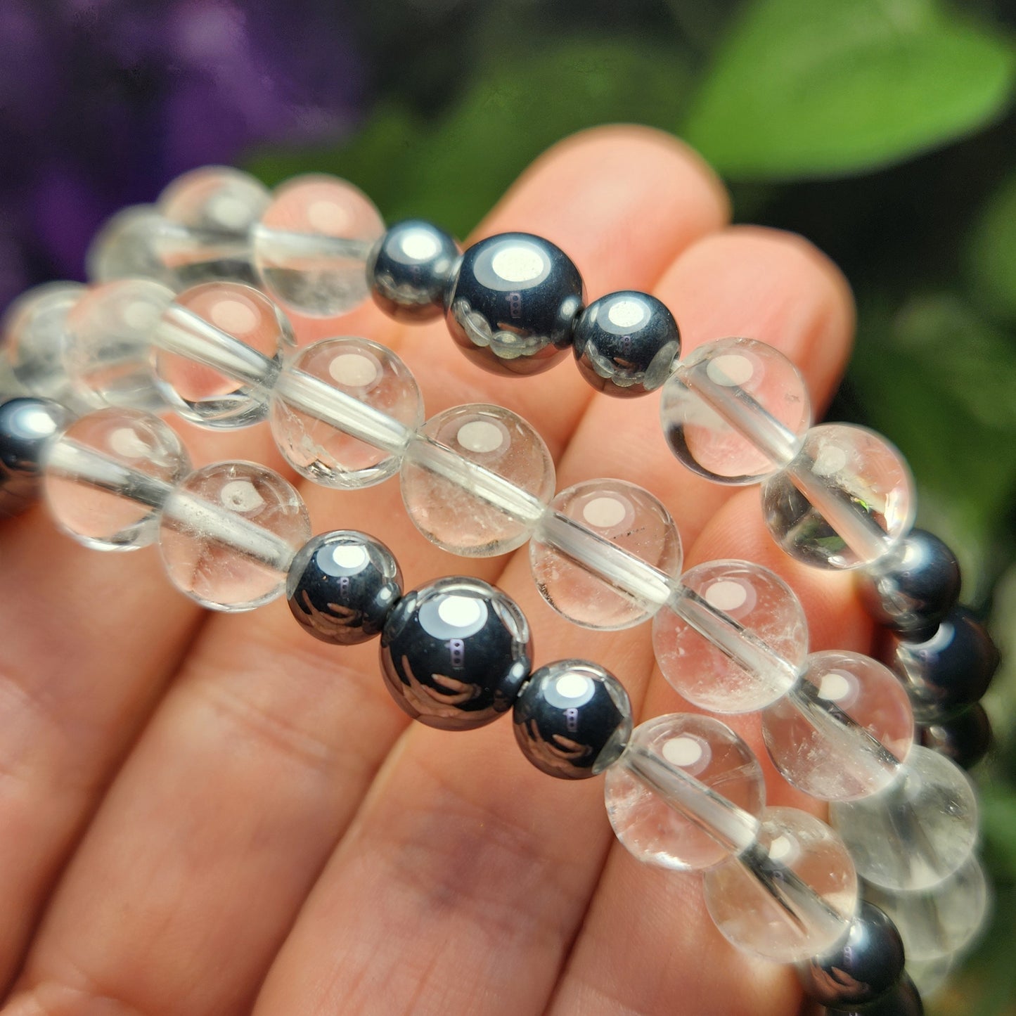 Terahertz & Quartz Bracelet