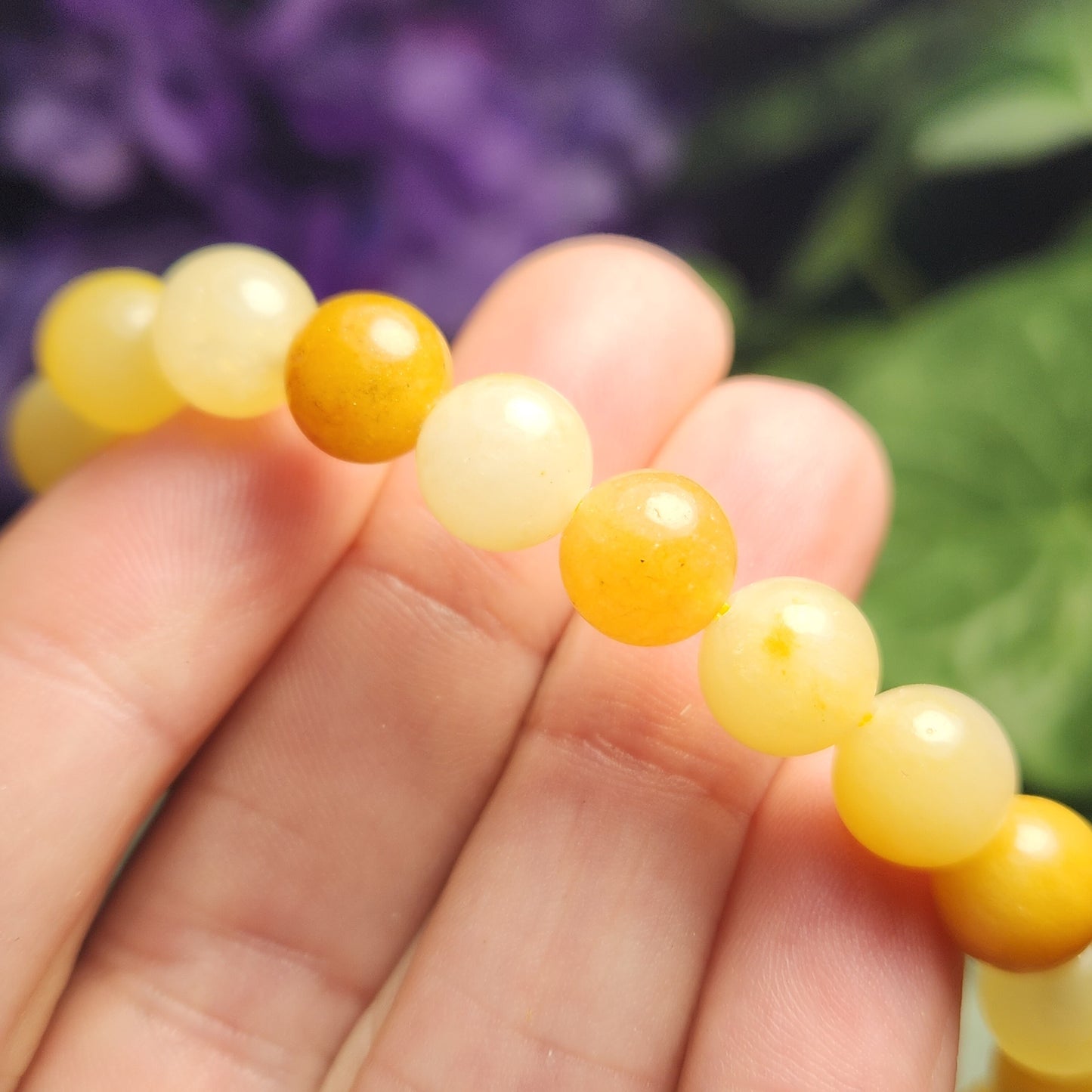 Yellow Jade Bracelet