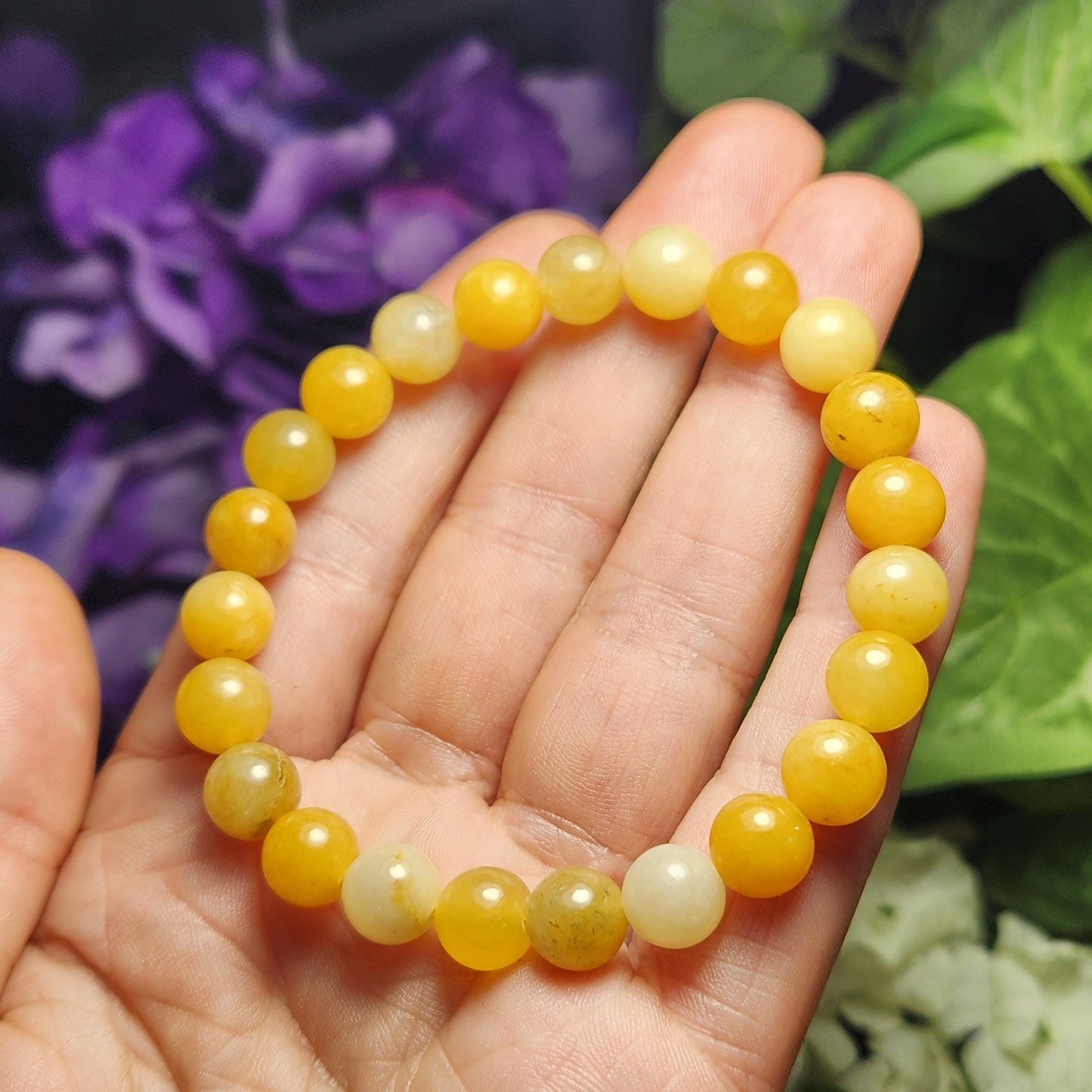 Yellow Jade Bracelet