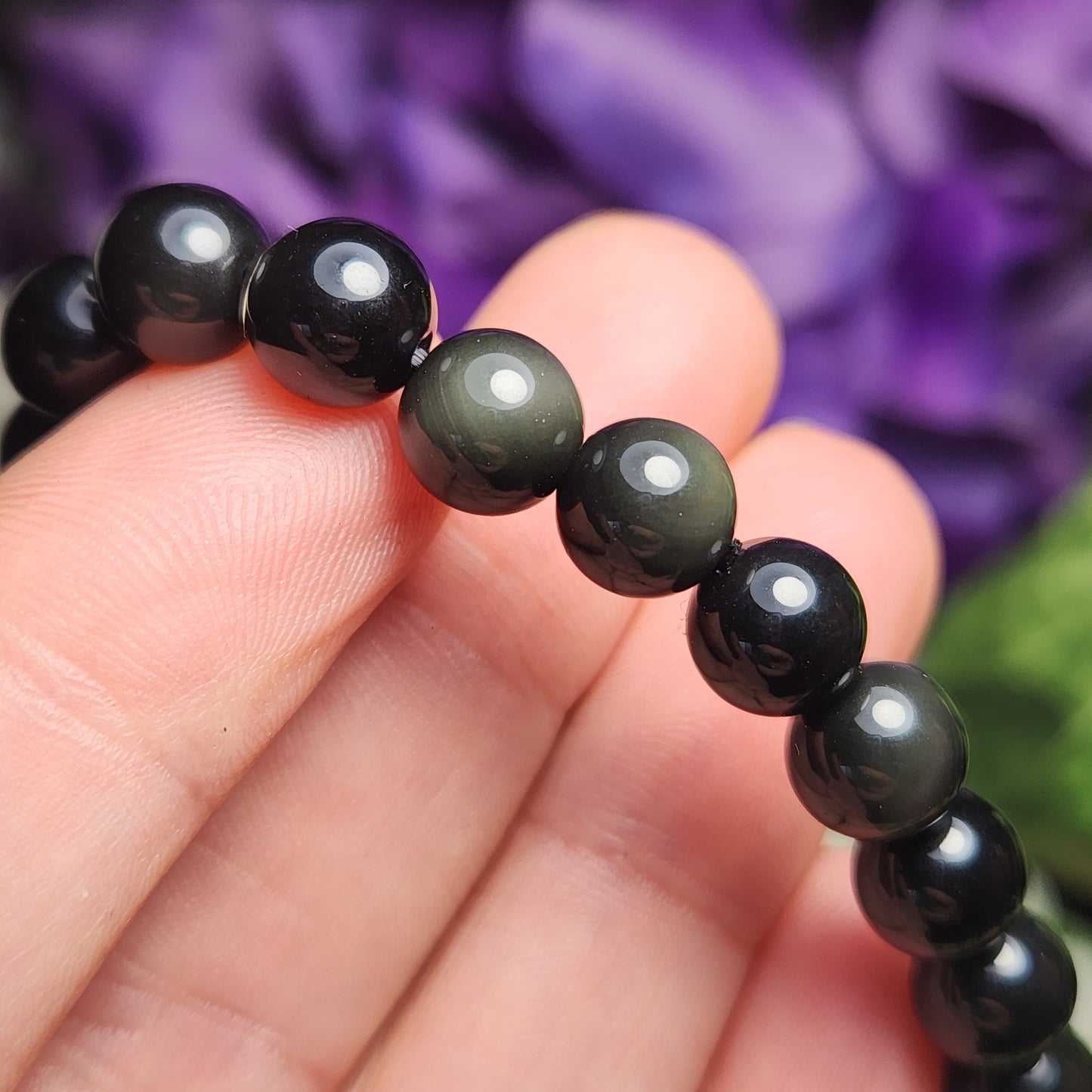 Rainbow Obsidian Bracelet