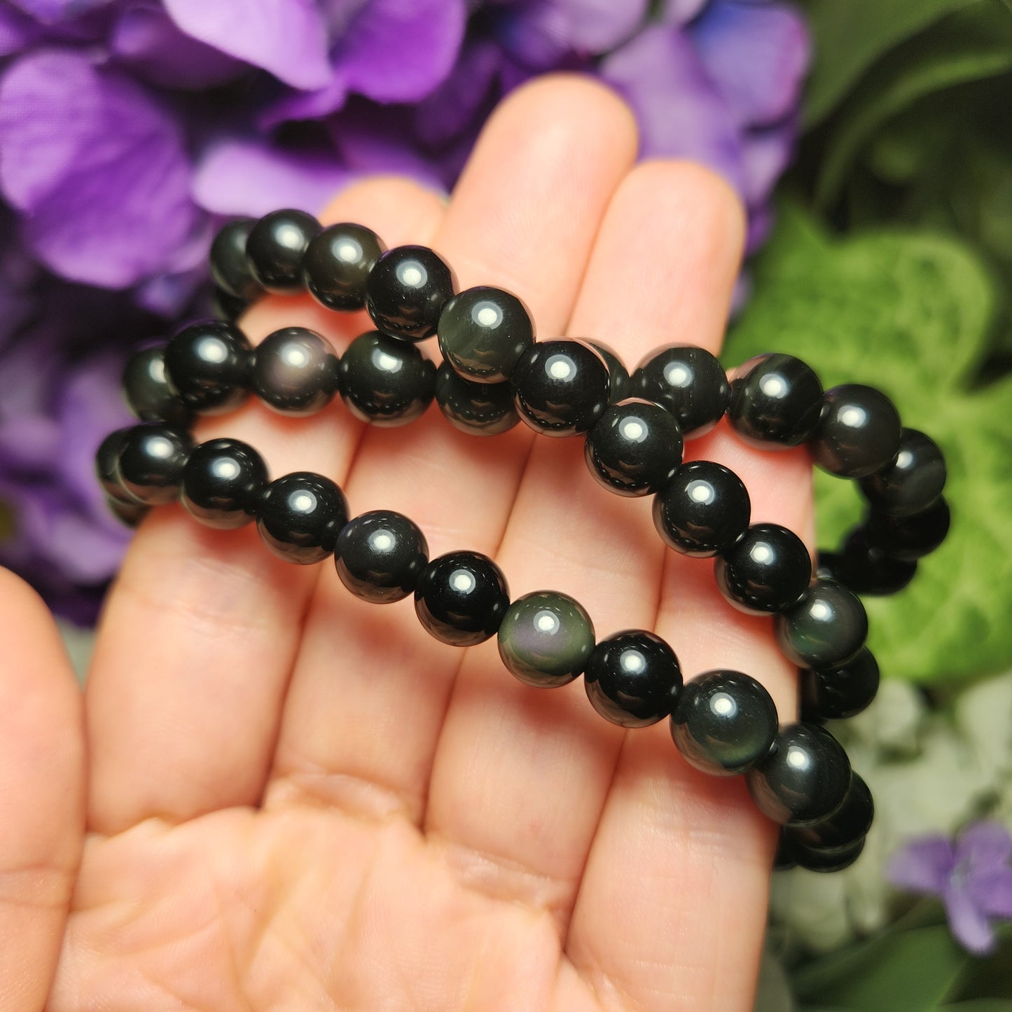 Rainbow Obsidian Bracelet