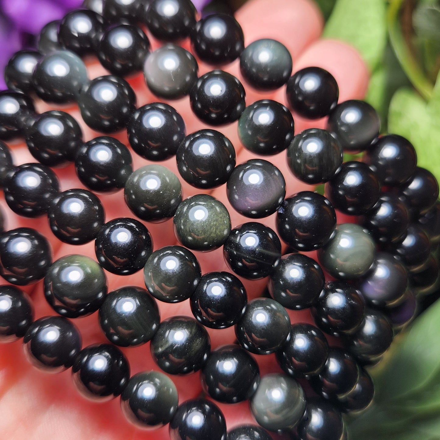 Rainbow Obsidian Bracelet