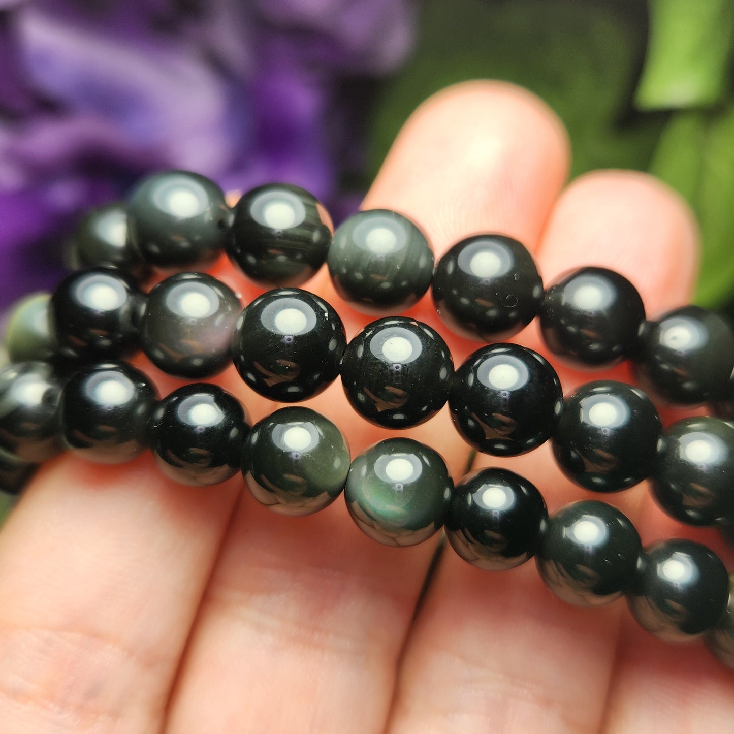 Rainbow Obsidian Bracelet