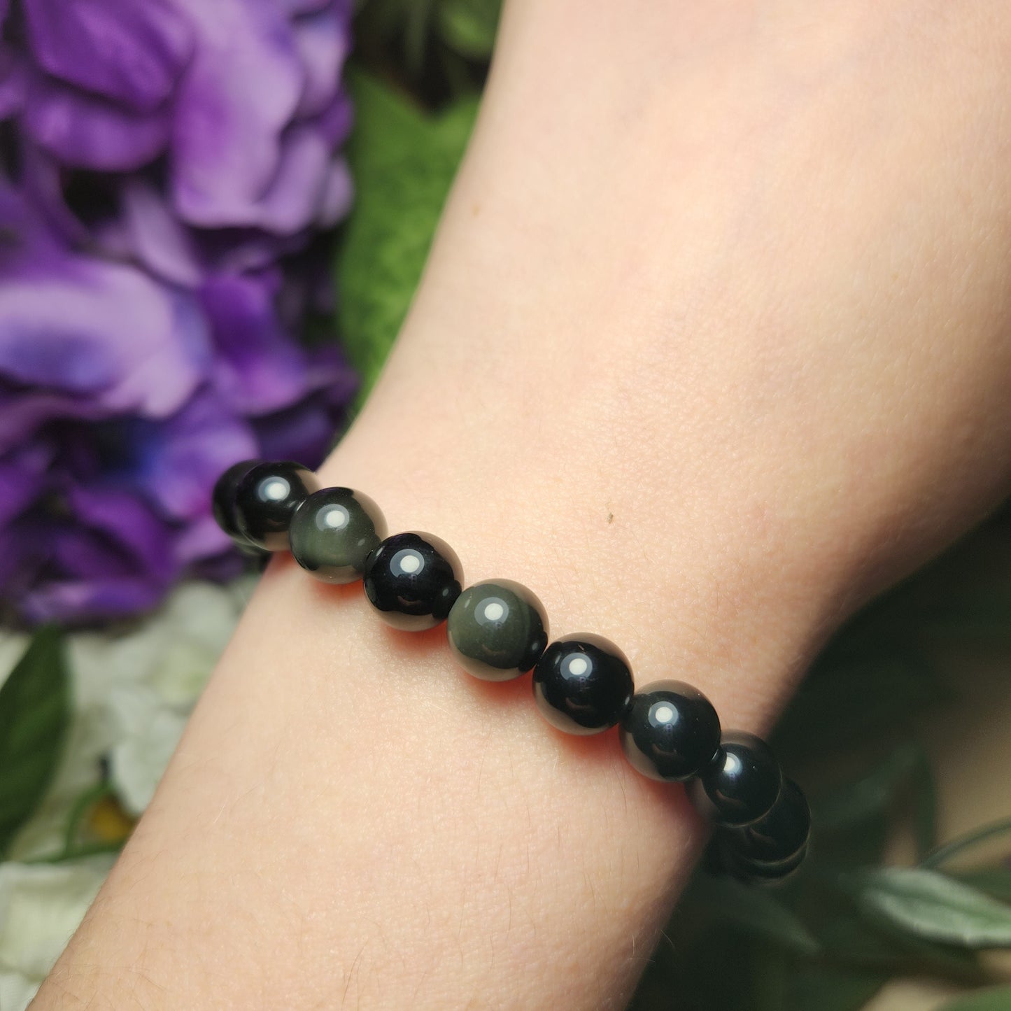 Rainbow Obsidian Bracelet