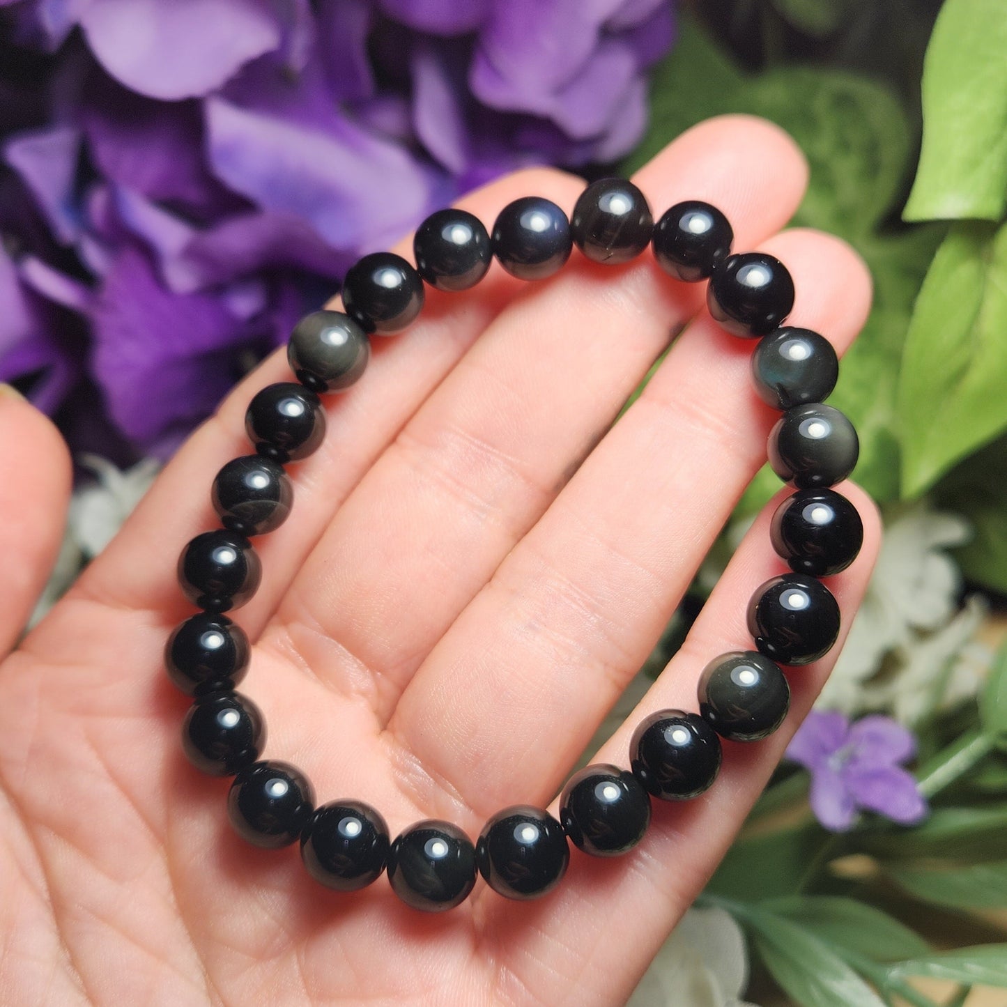 Rainbow Obsidian Bracelet