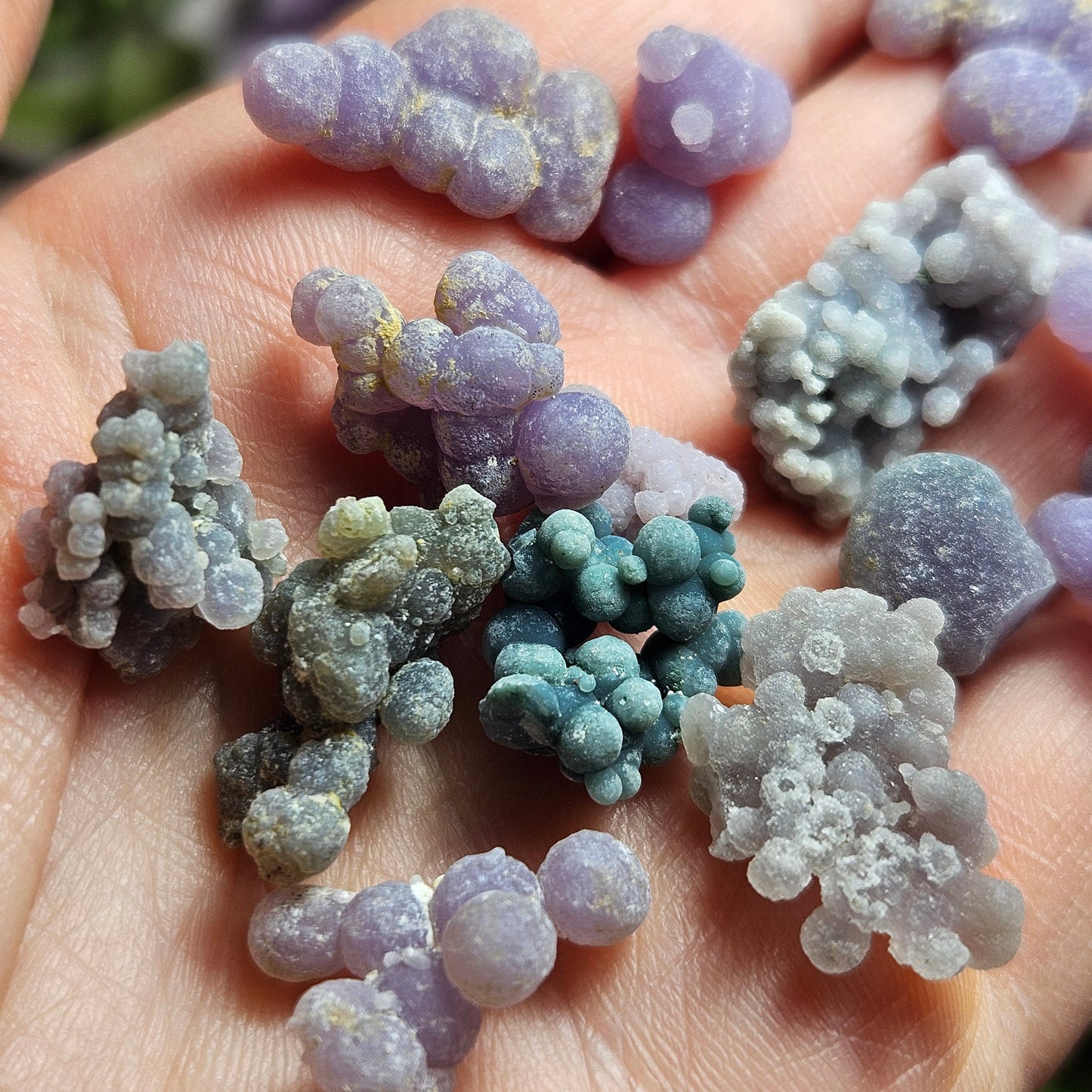 Grape Agate Cluster, Raw Grape Agate Specimen