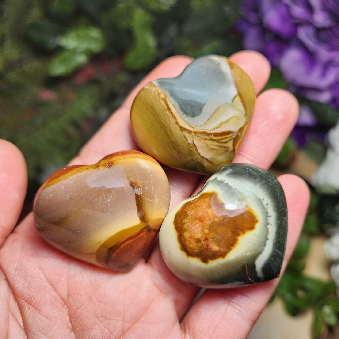 Polychrome Jasper Heart