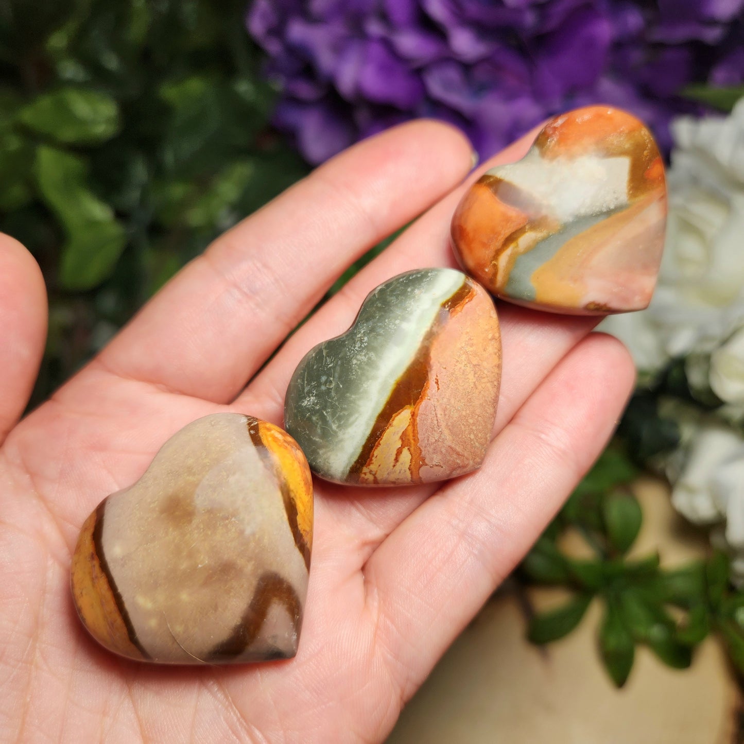 Polychrome Jasper Heart
