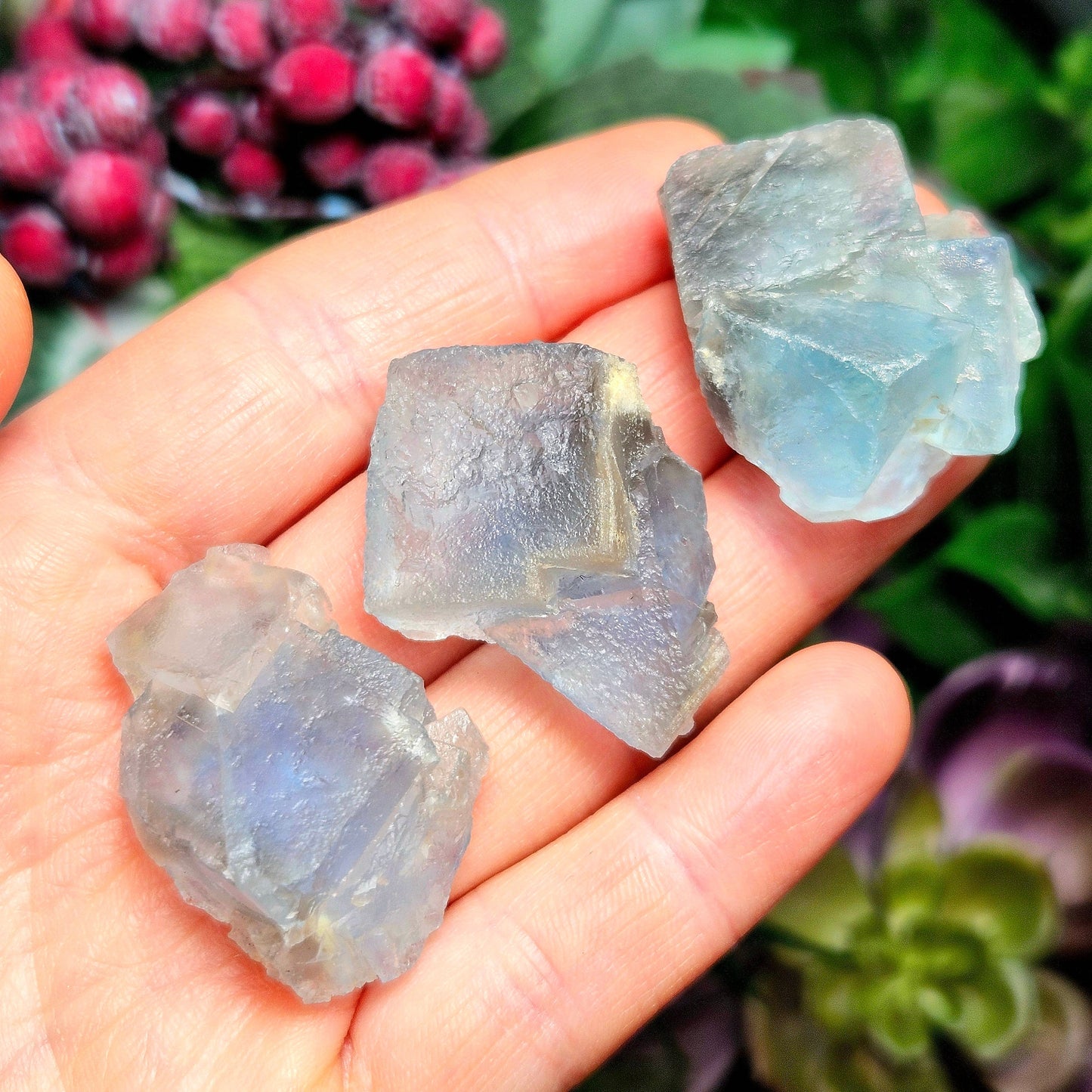 Cubic Blue Fluorite