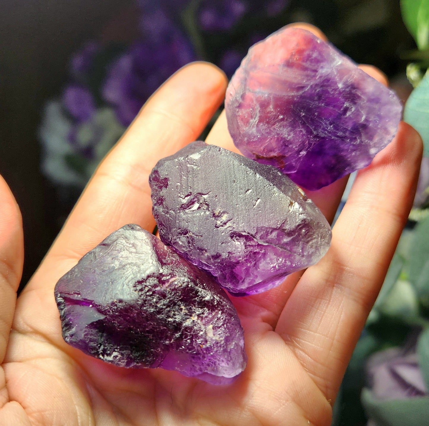 Purple Fluorite Crystal