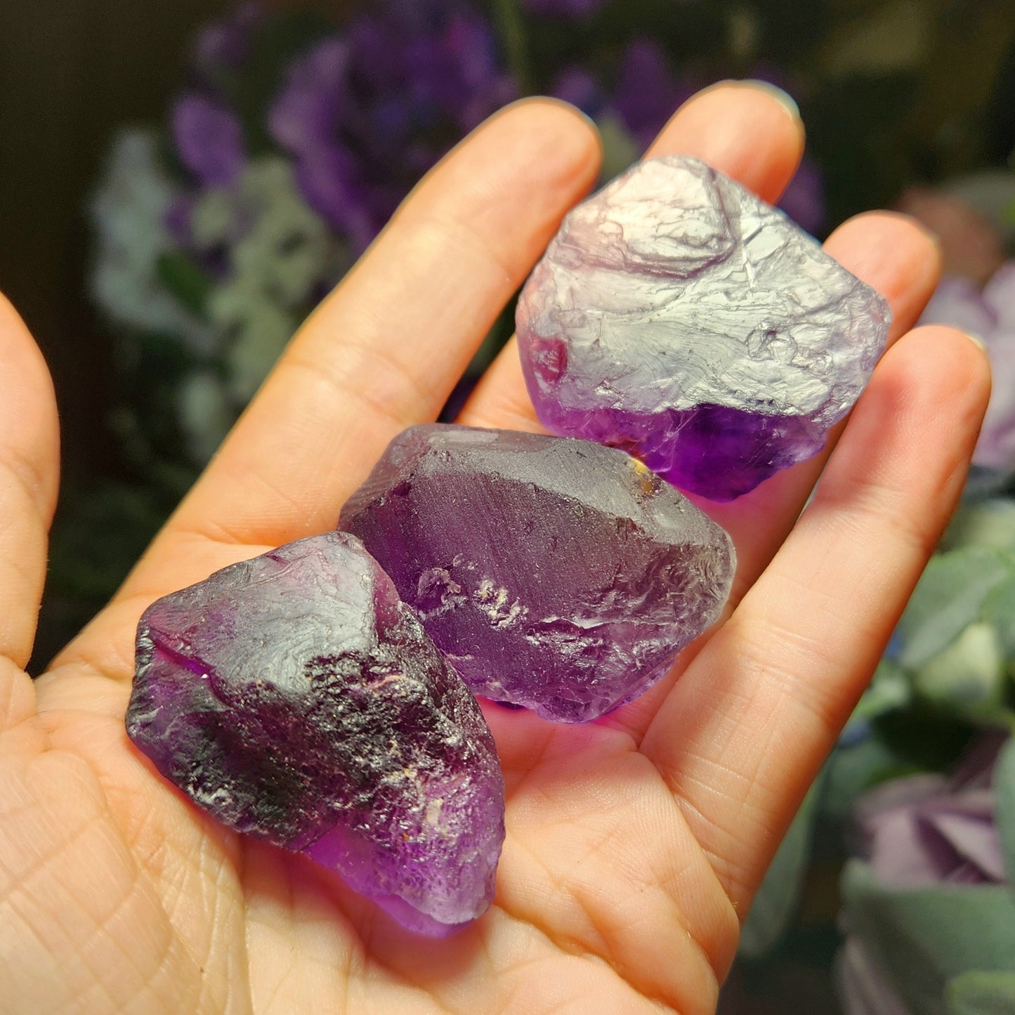Purple Fluorite Crystal