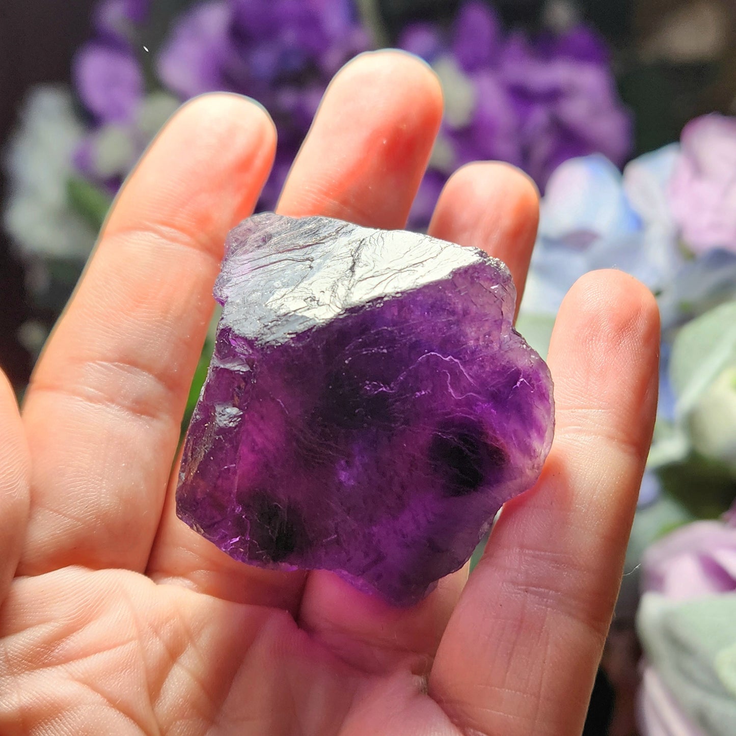Purple Fluorite Crystal