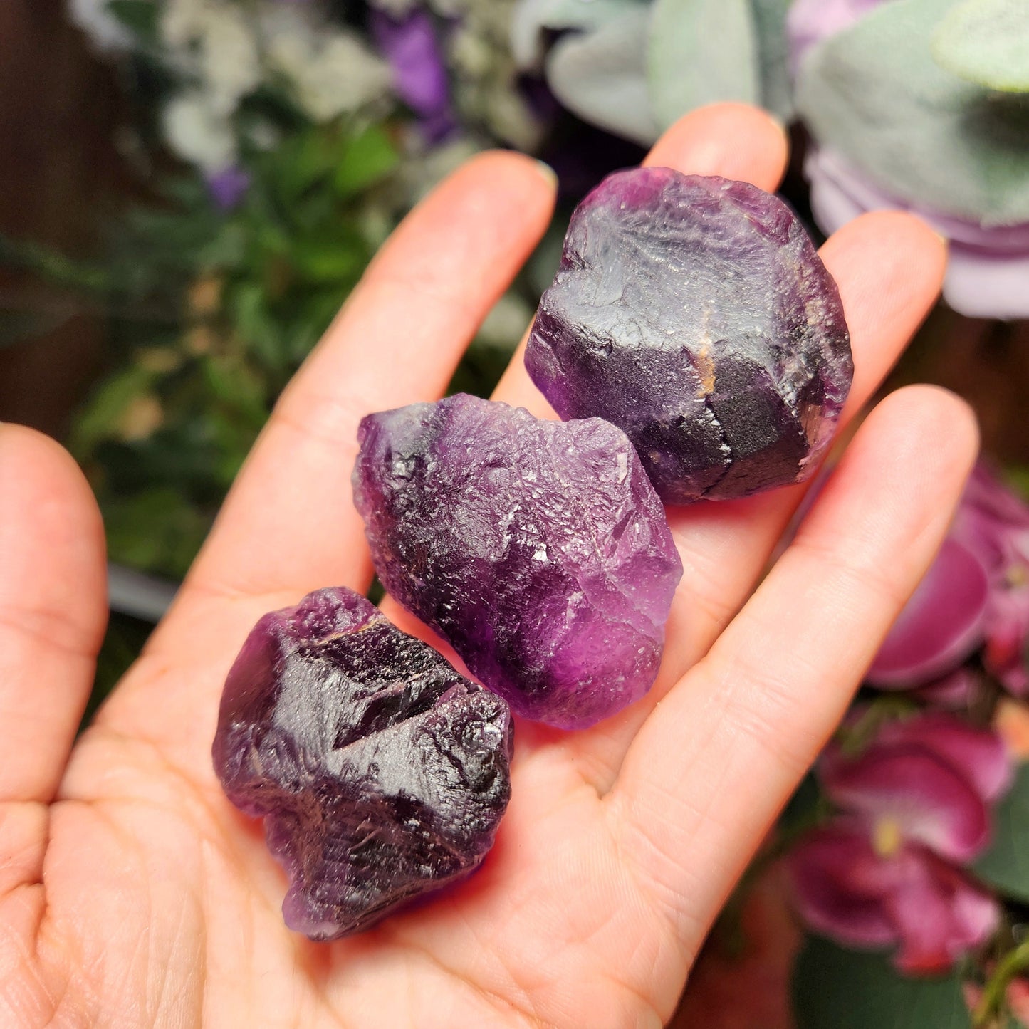 Purple Fluorite Crystal
