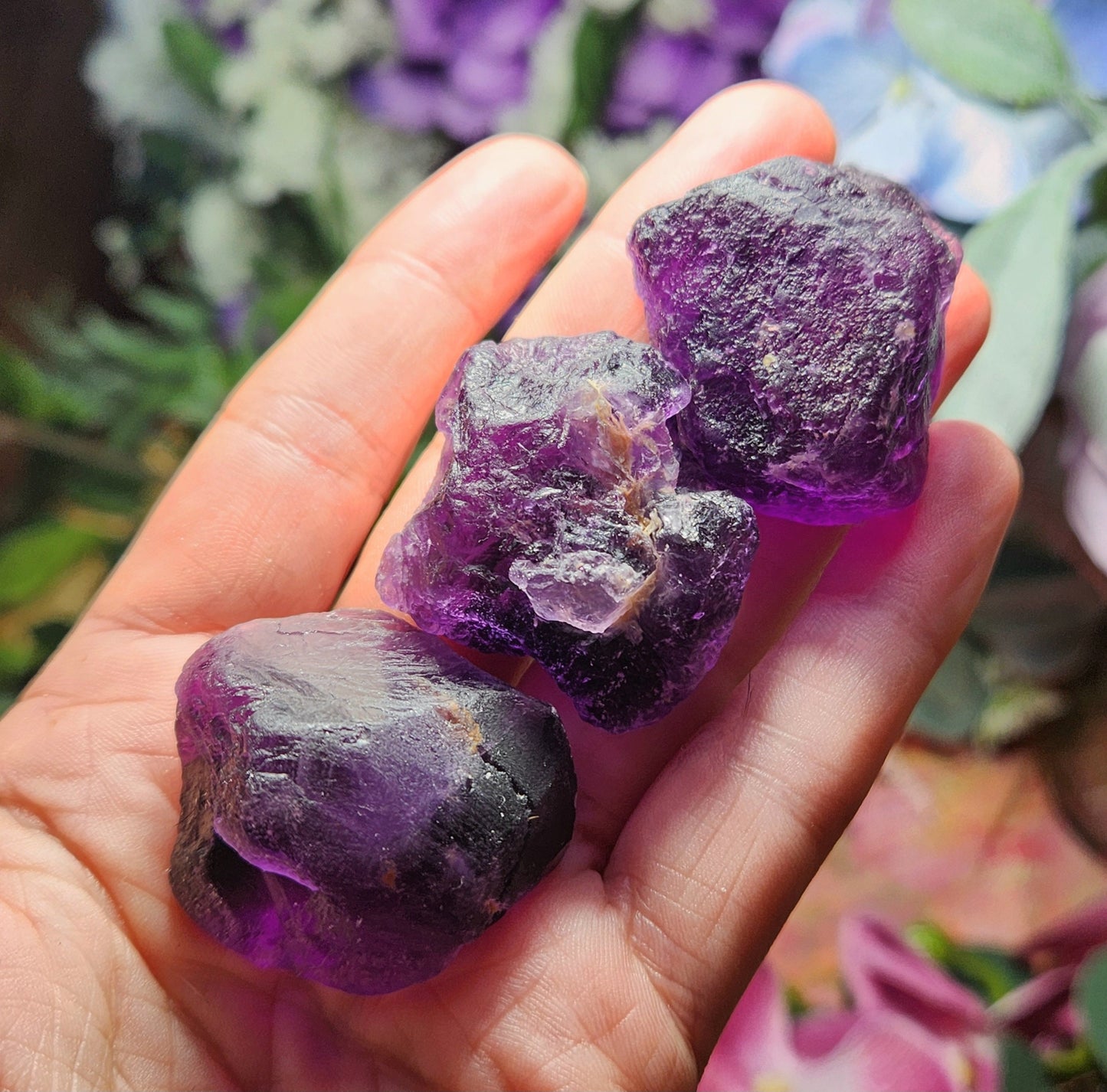 Purple Fluorite Crystal