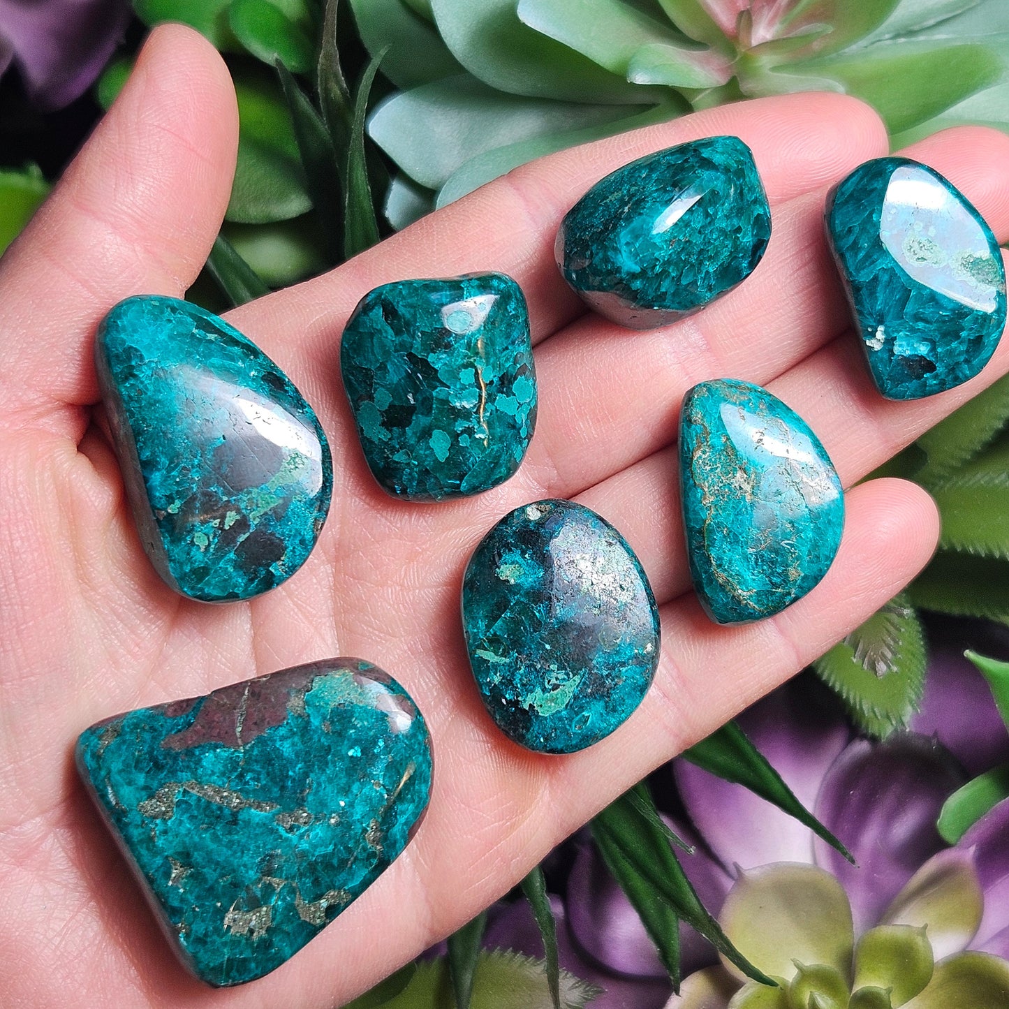 Polished Dioptase Crystal