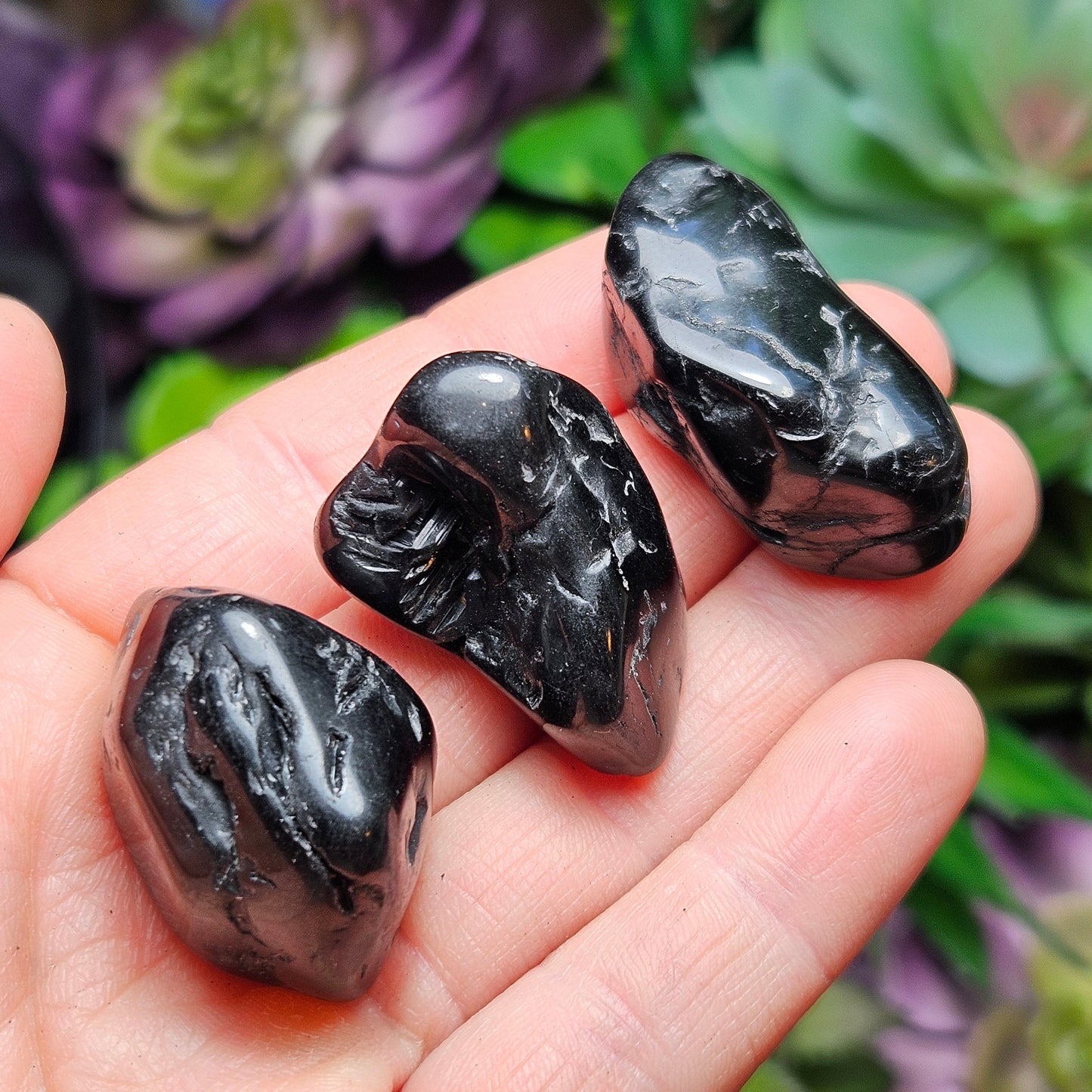 Black Tourmaline Tumbled