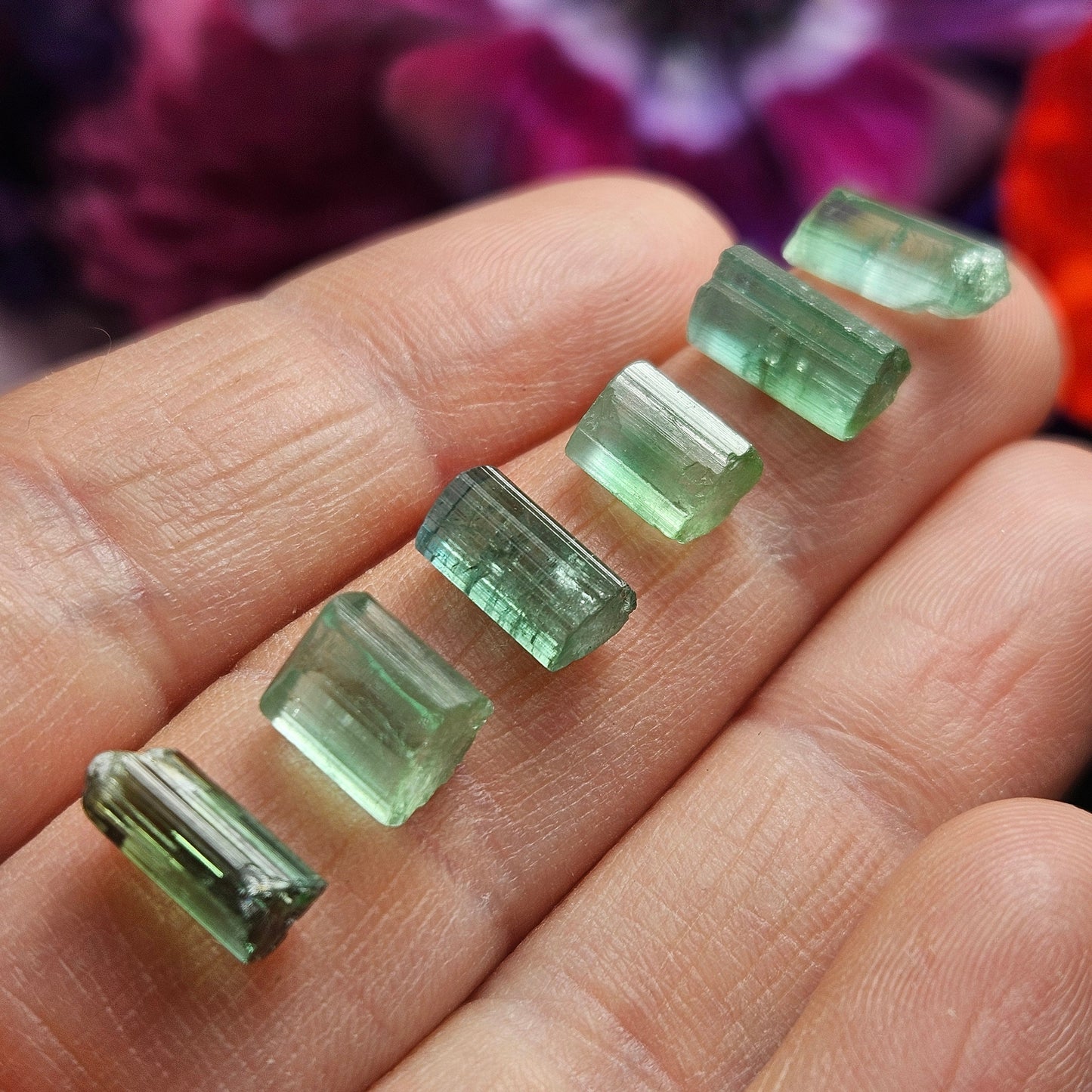 Green Tourmaline Crystal