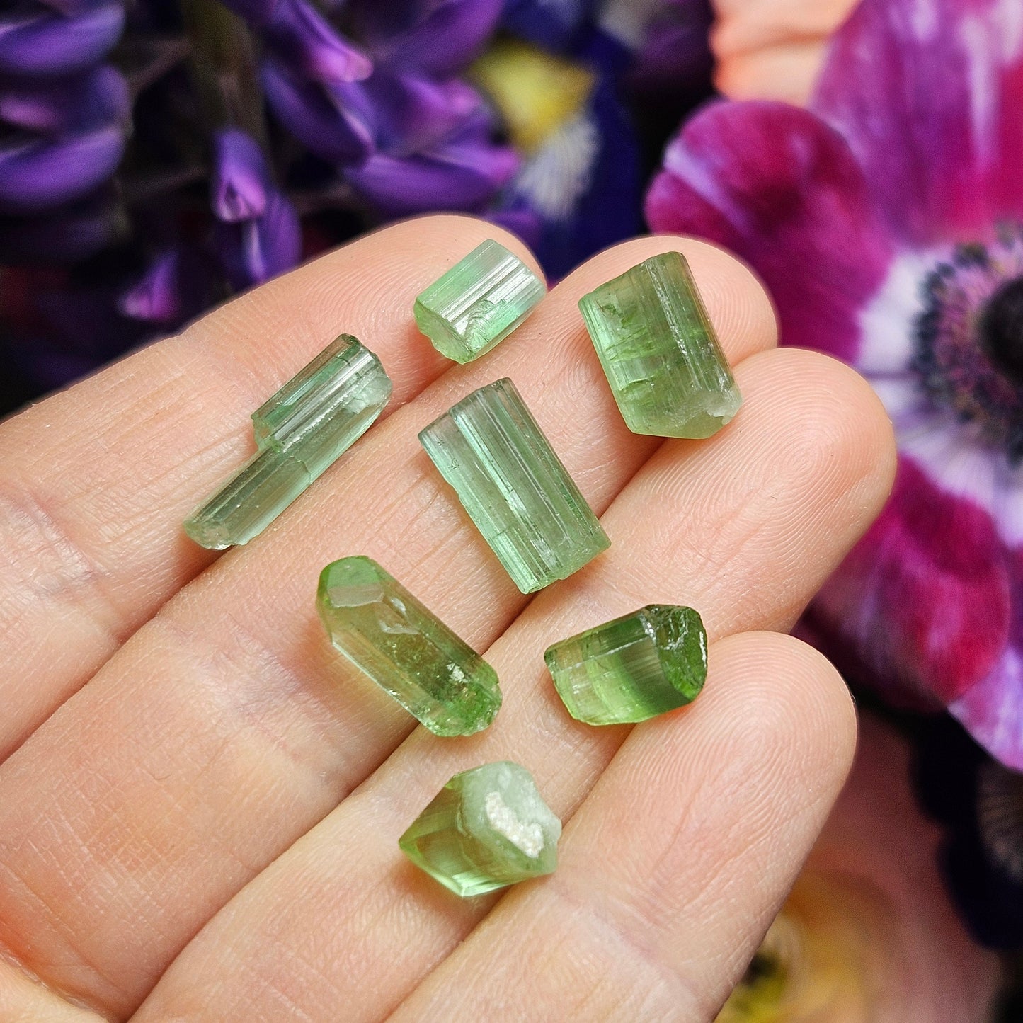 Green Tourmaline Crystal
