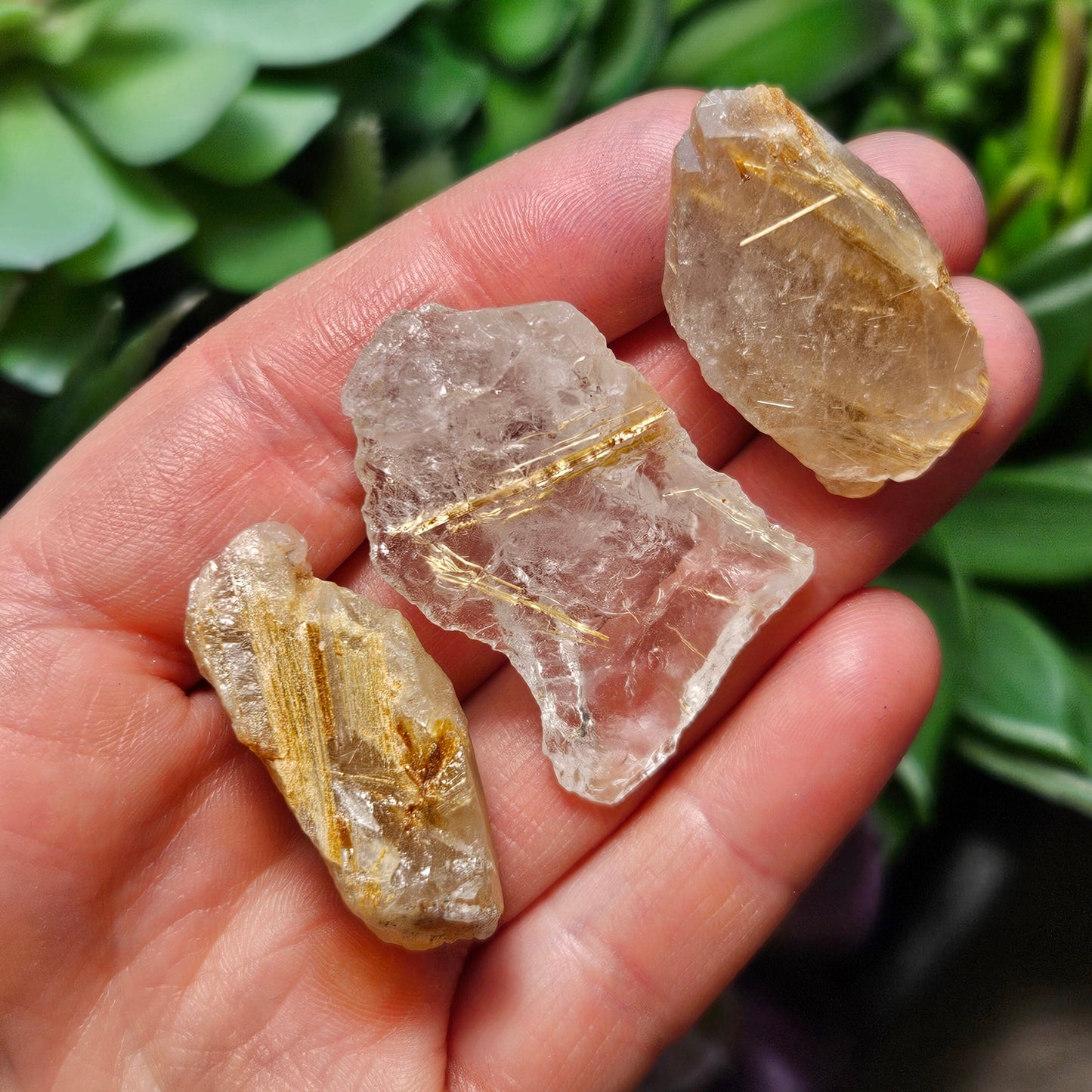 Raw Rutilated Quartz