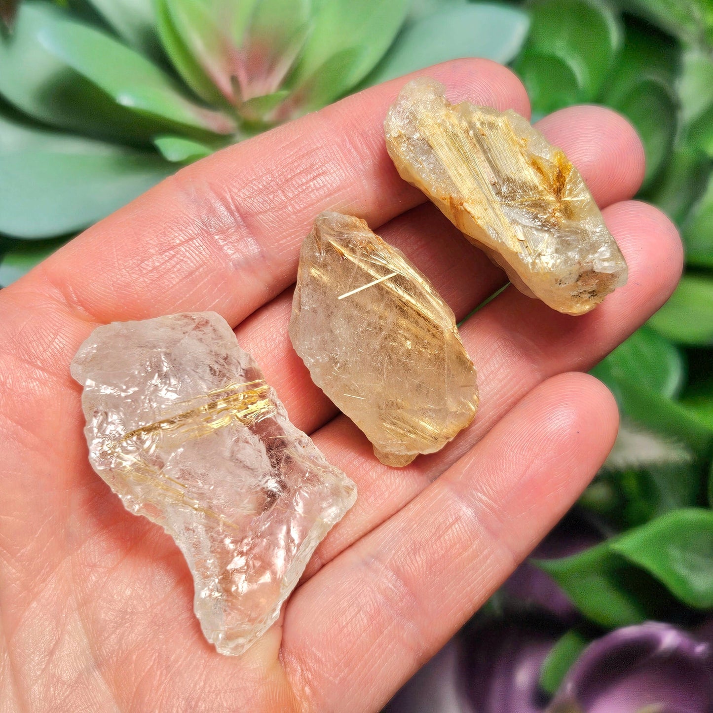 Raw Rutilated Quartz
