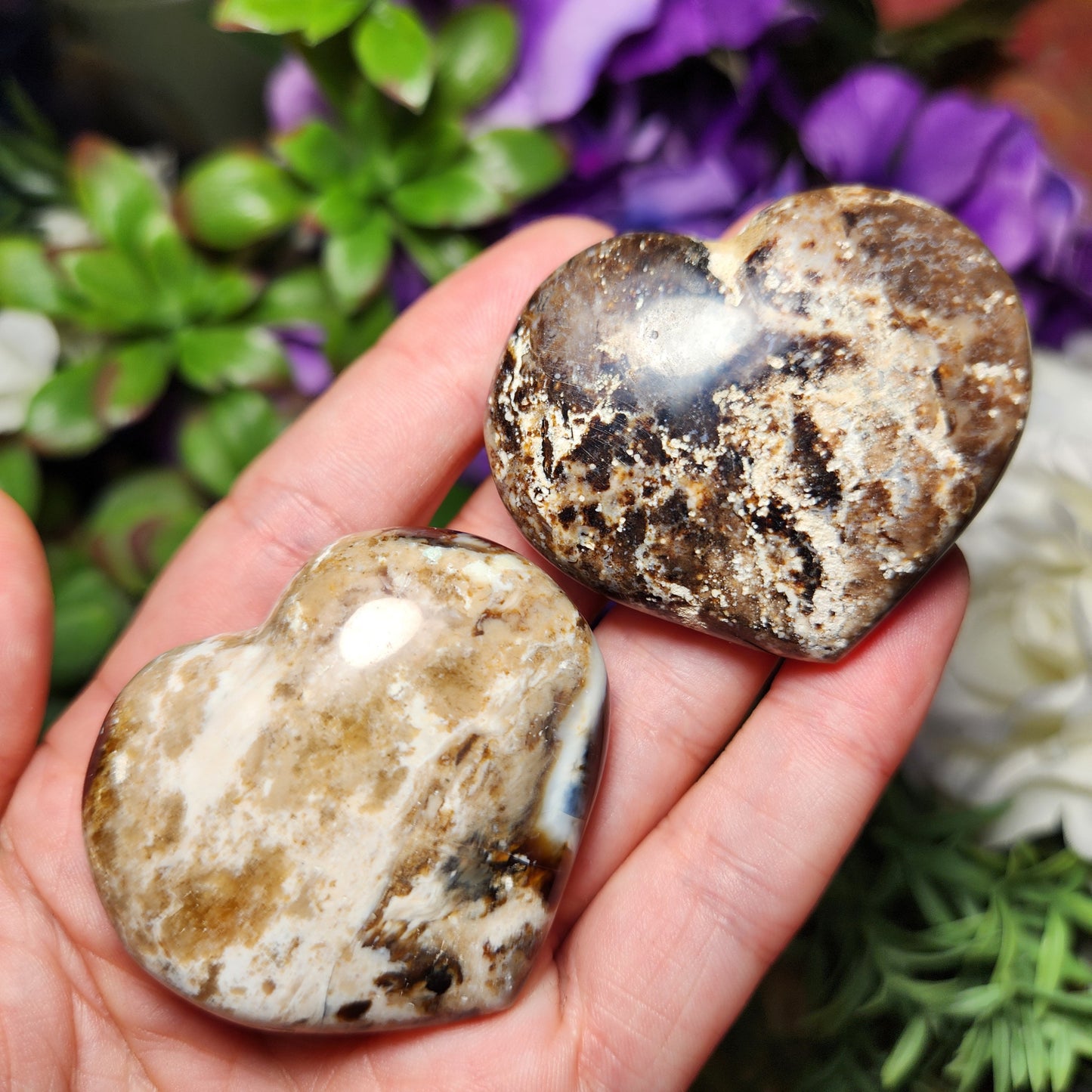 Black Opal Heart