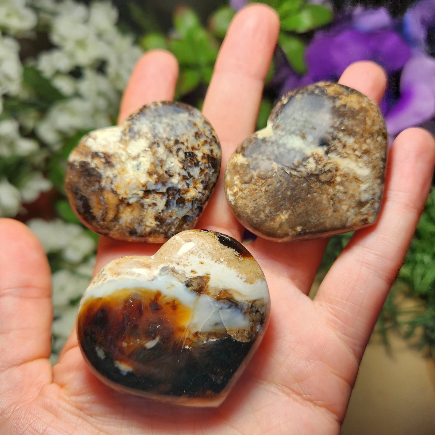 Black Opal Heart