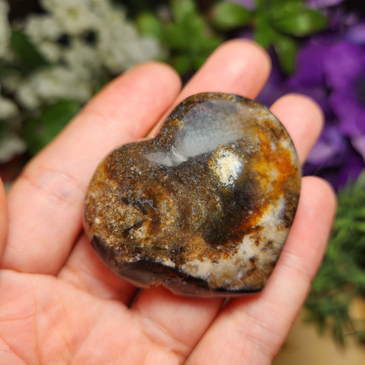 Black Opal Heart