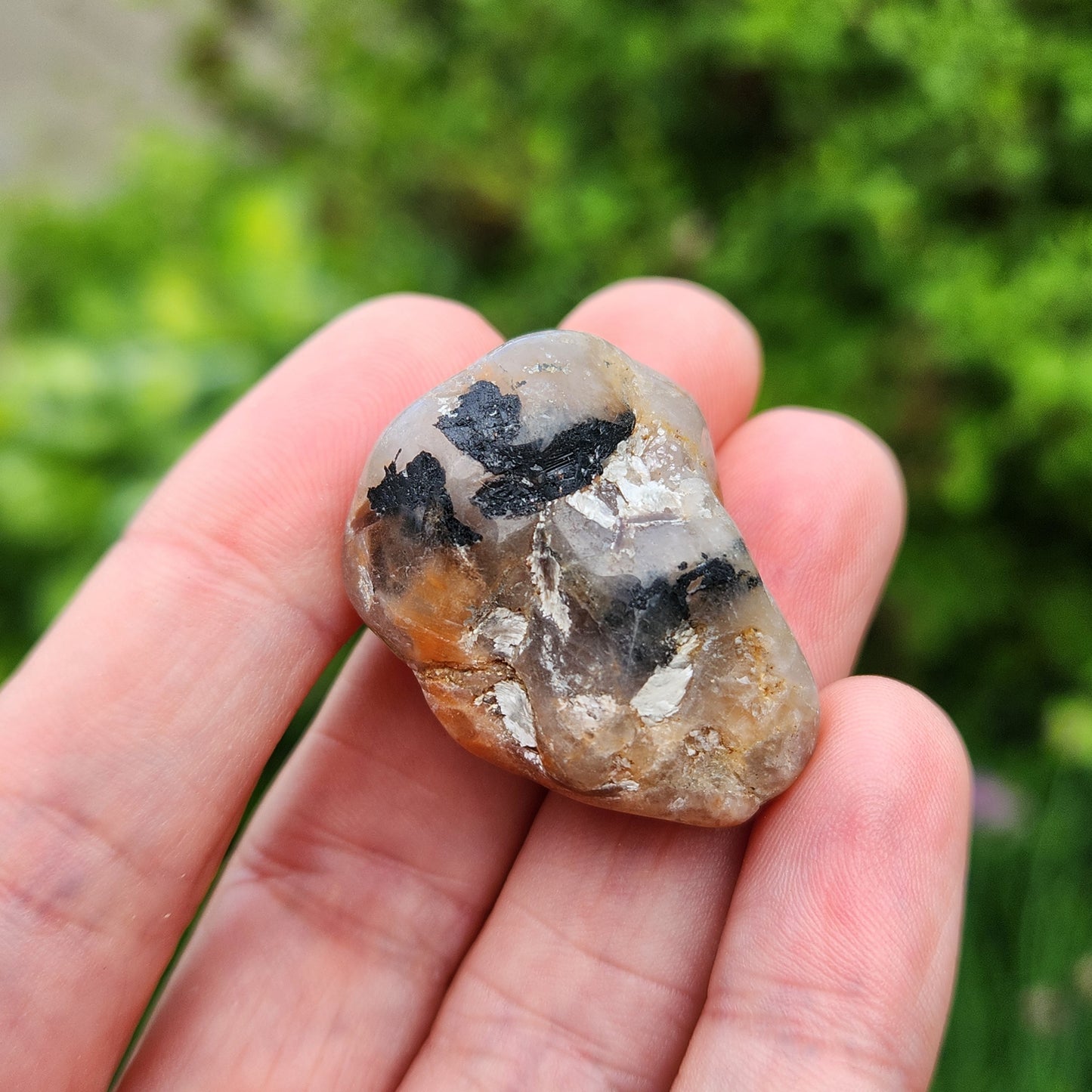 Black Tourmaline & Moonstone