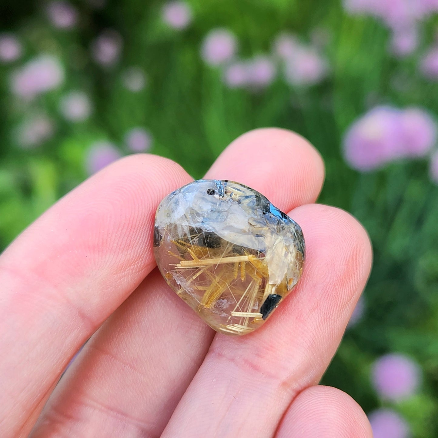 Hematite Rutile in Quartz