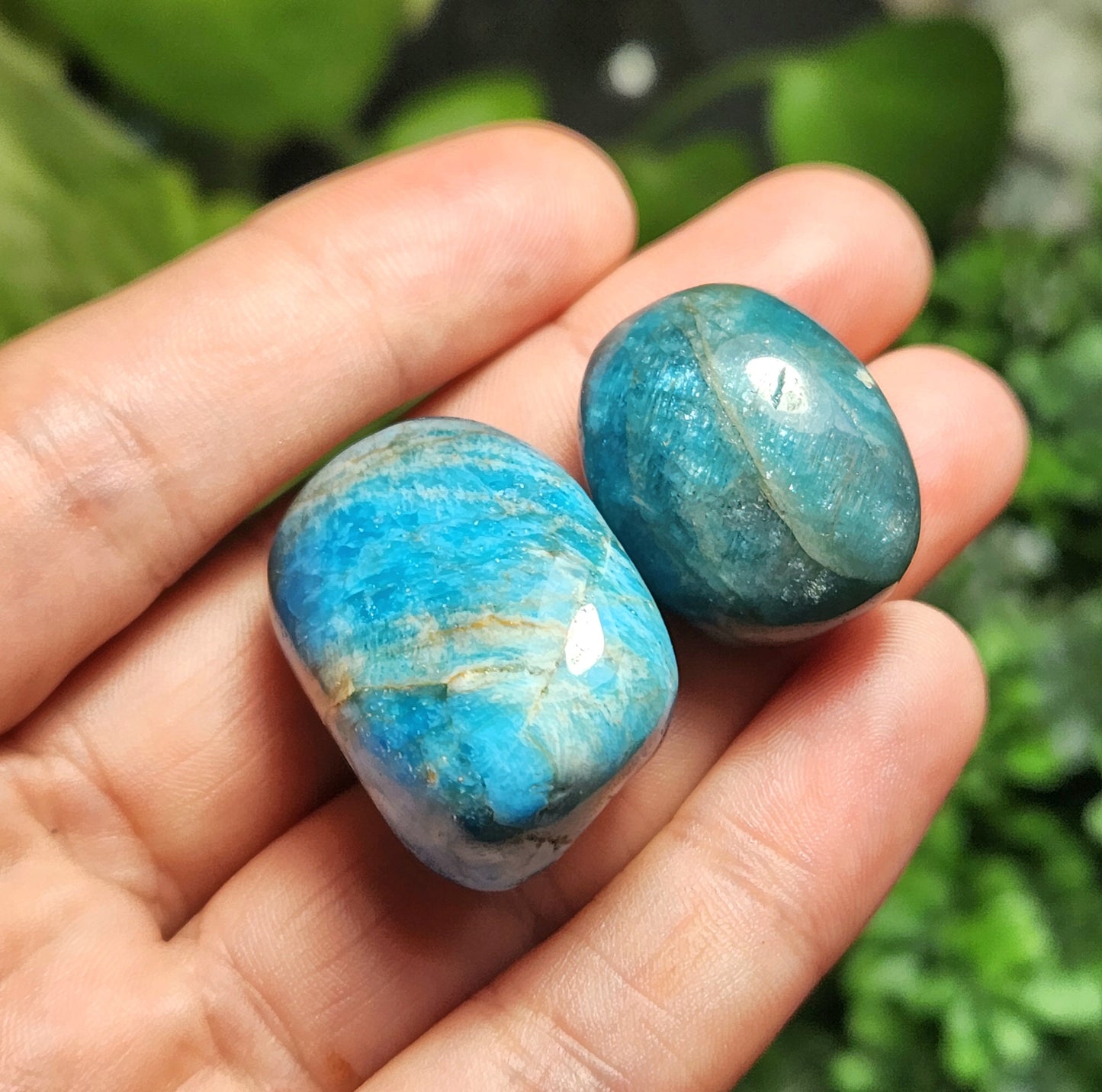 Blue Apatite Crystal