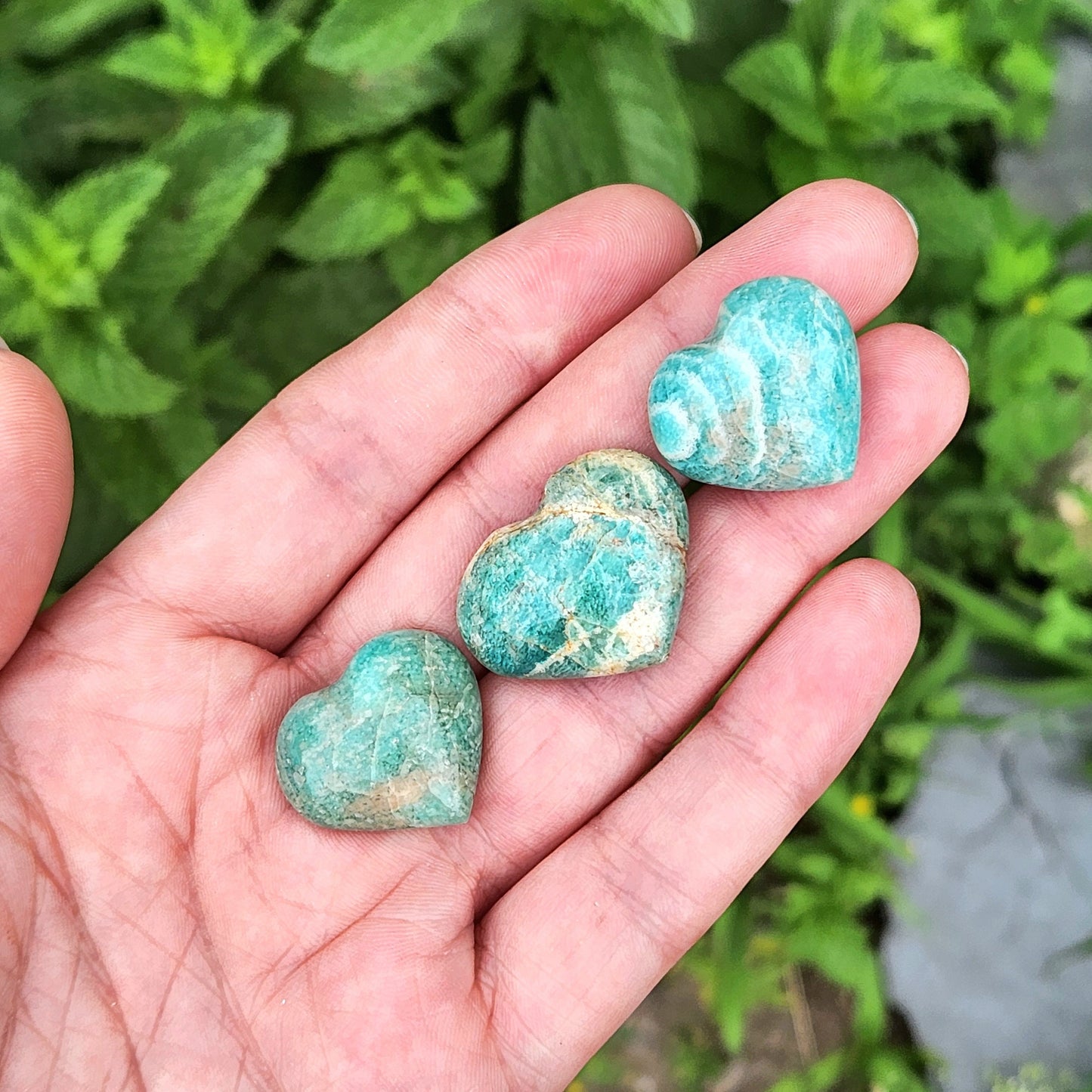 Amazonite Heart
