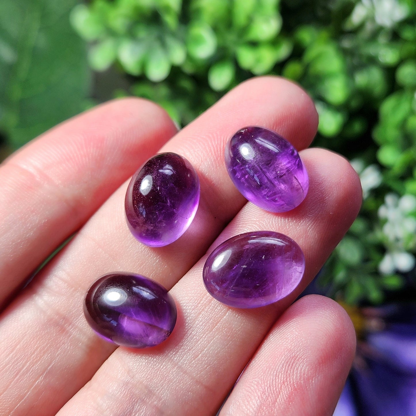 Amethyst Crystal Cabochon