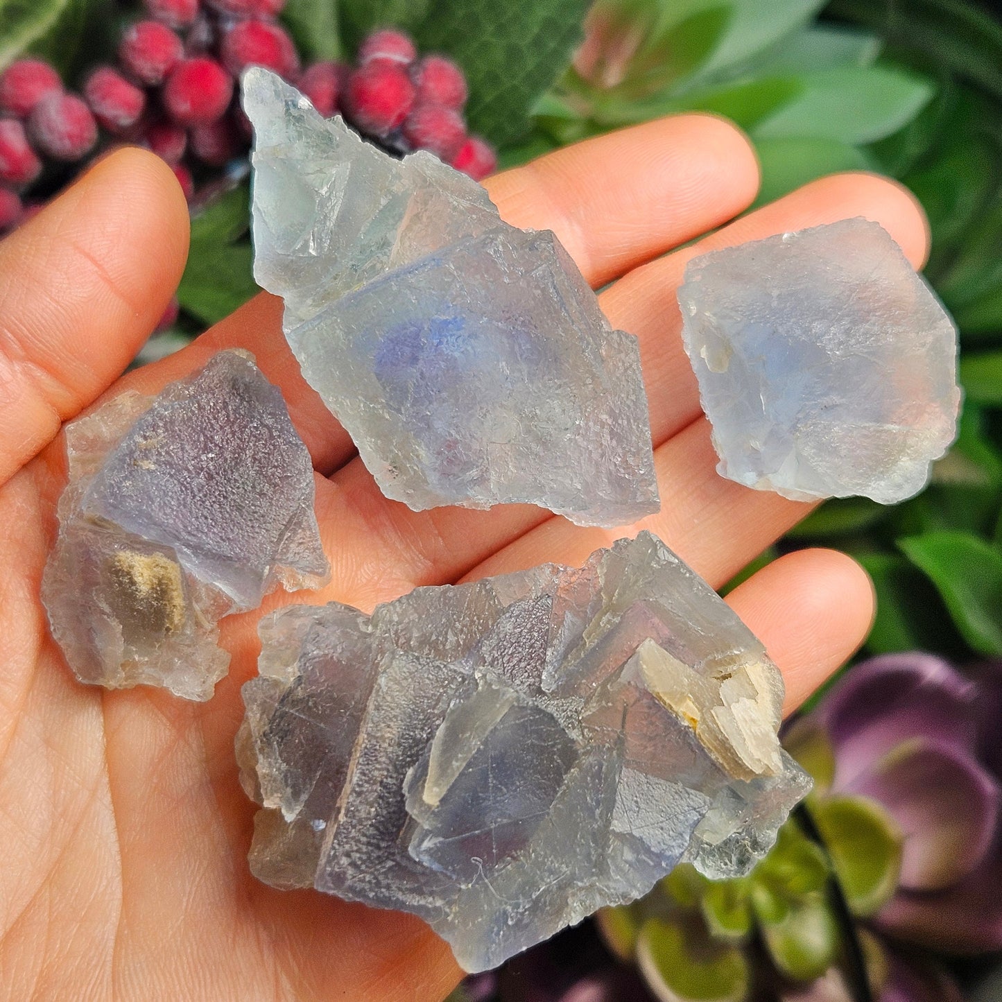 Cubic Blue Fluorite