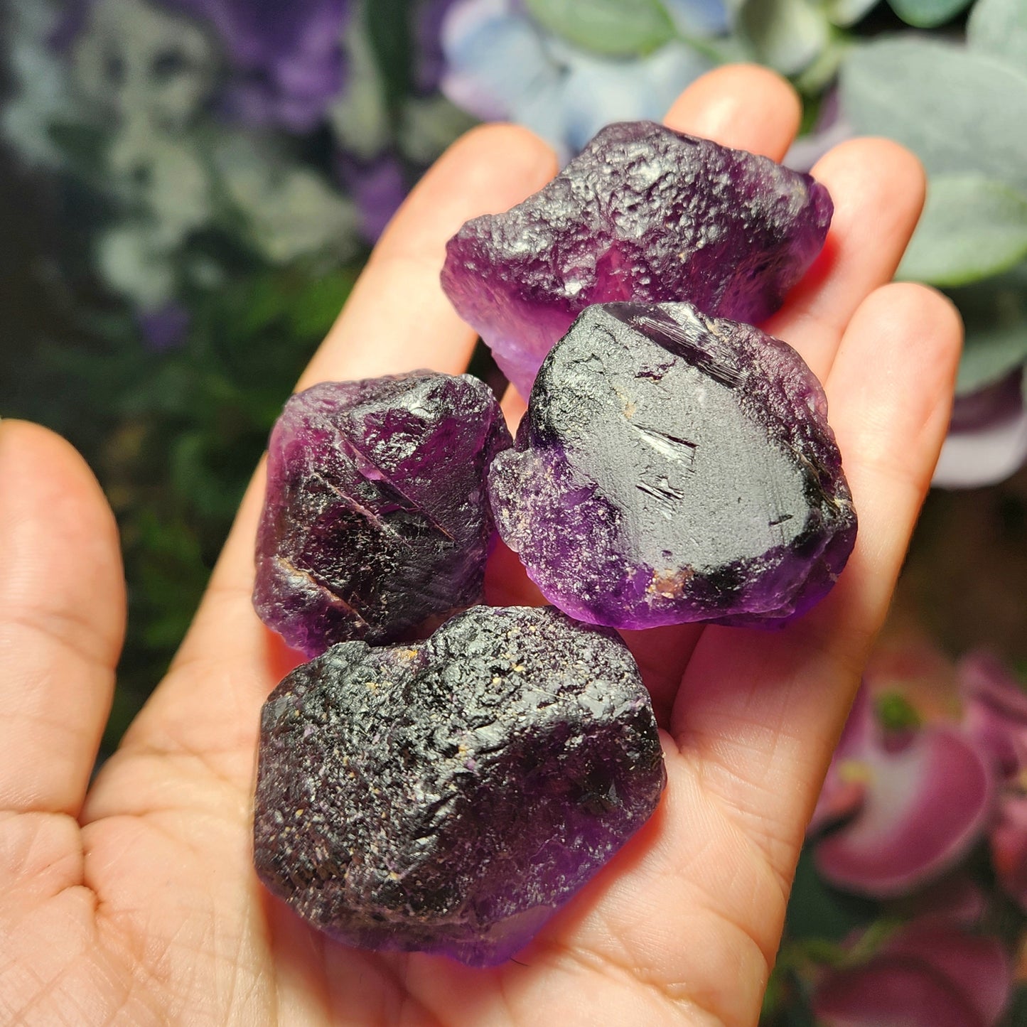 Purple Fluorite Crystal