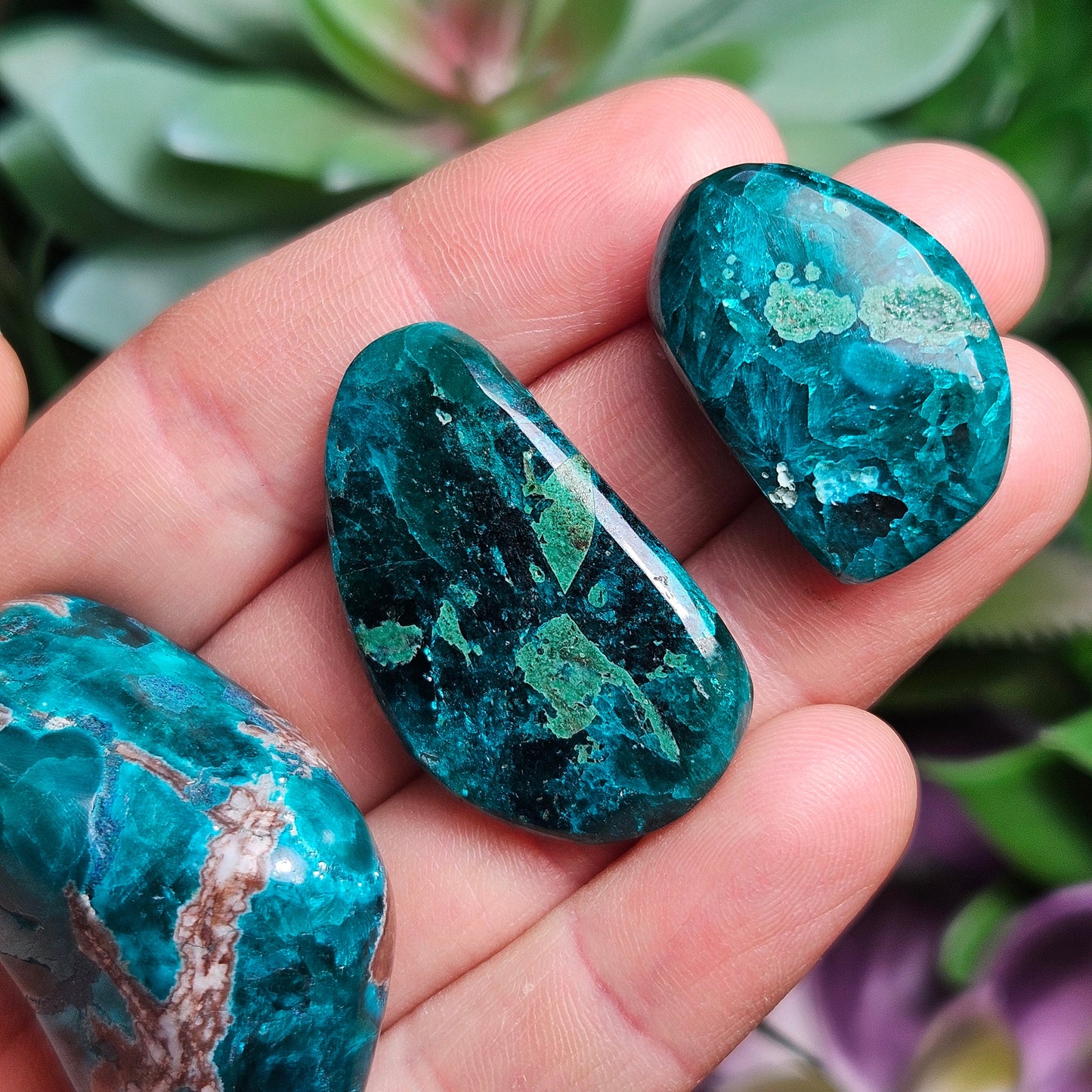 Polished Dioptase Crystal